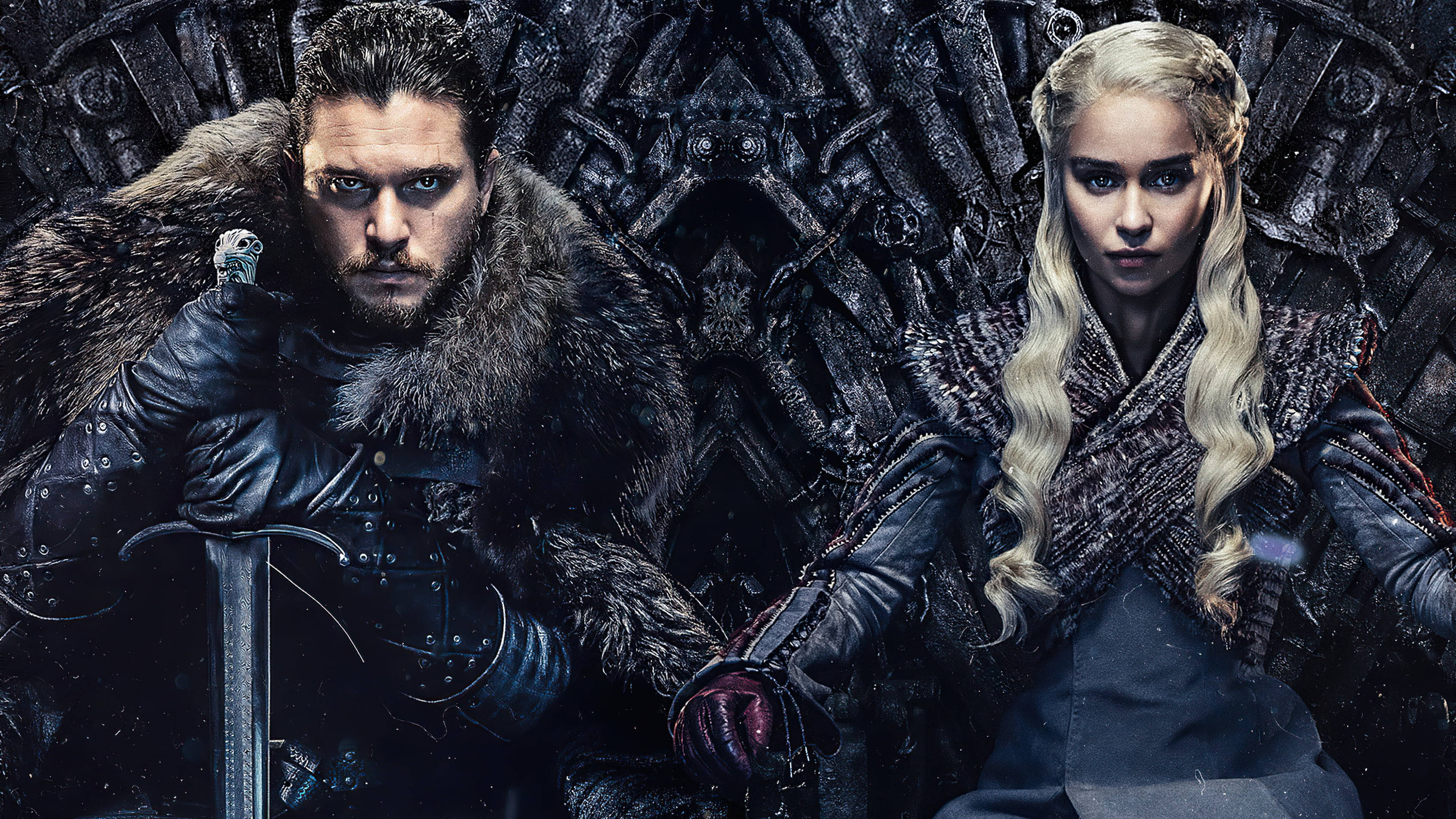 Trono de Hierro Daenerys Jon Snow Game of Thrones Fondos de pantalla