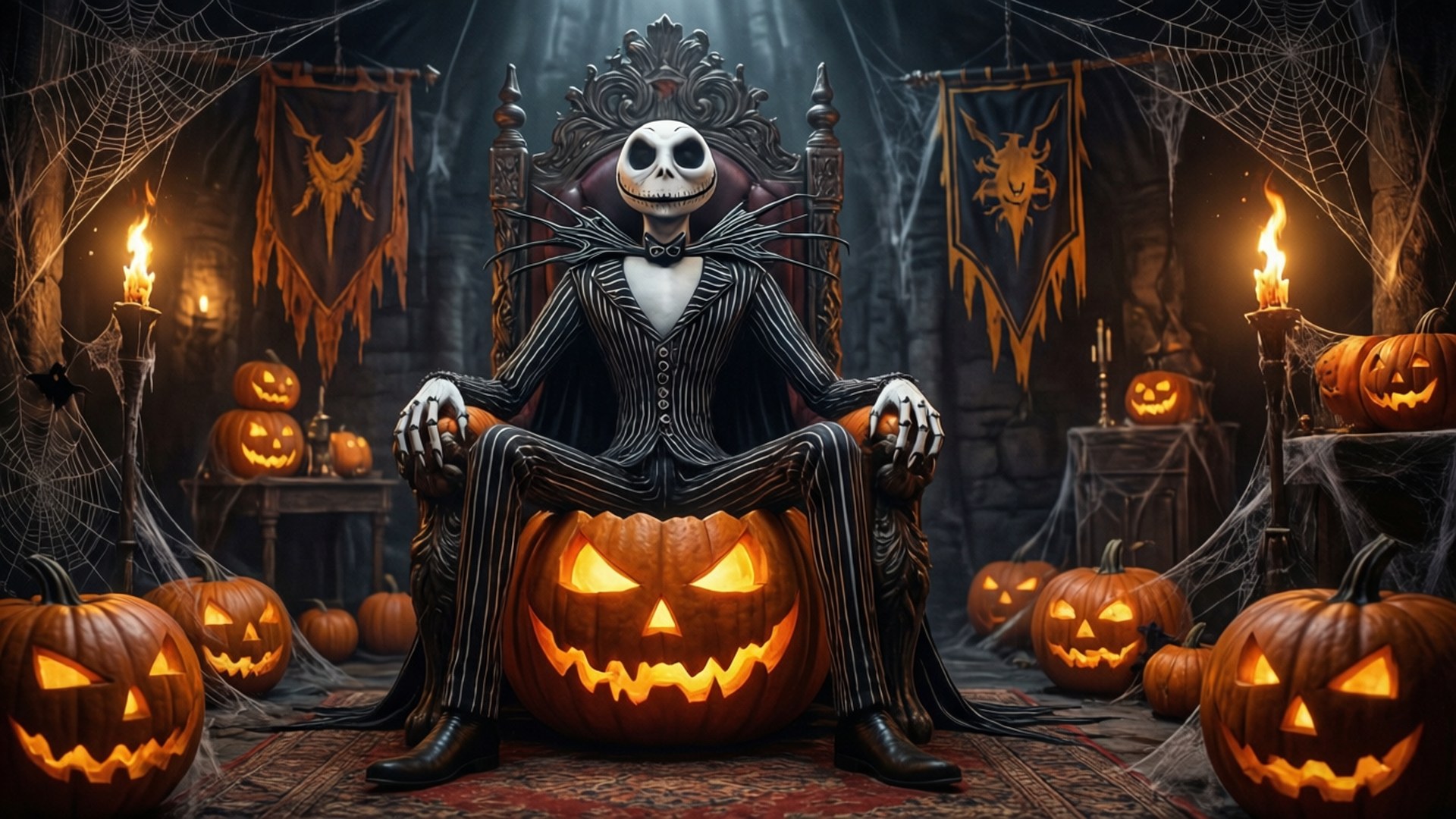 Trono del Rey Calabaza Fondos de pantalla