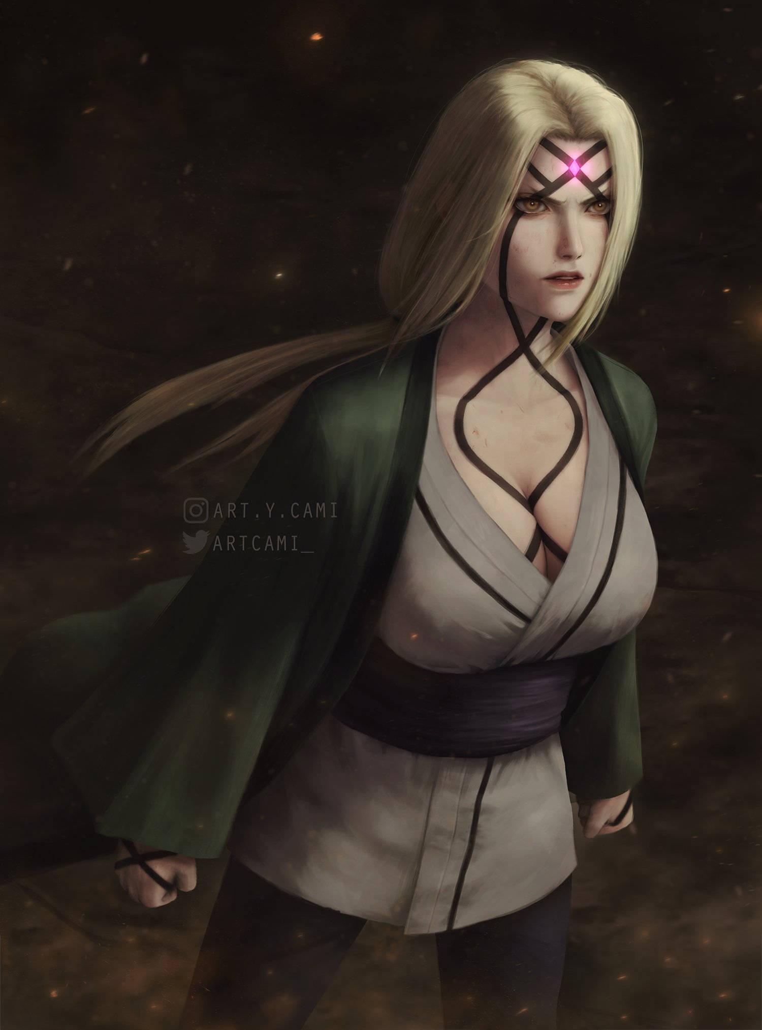 Tsunade con Sello Brillante Fondos de pantalla