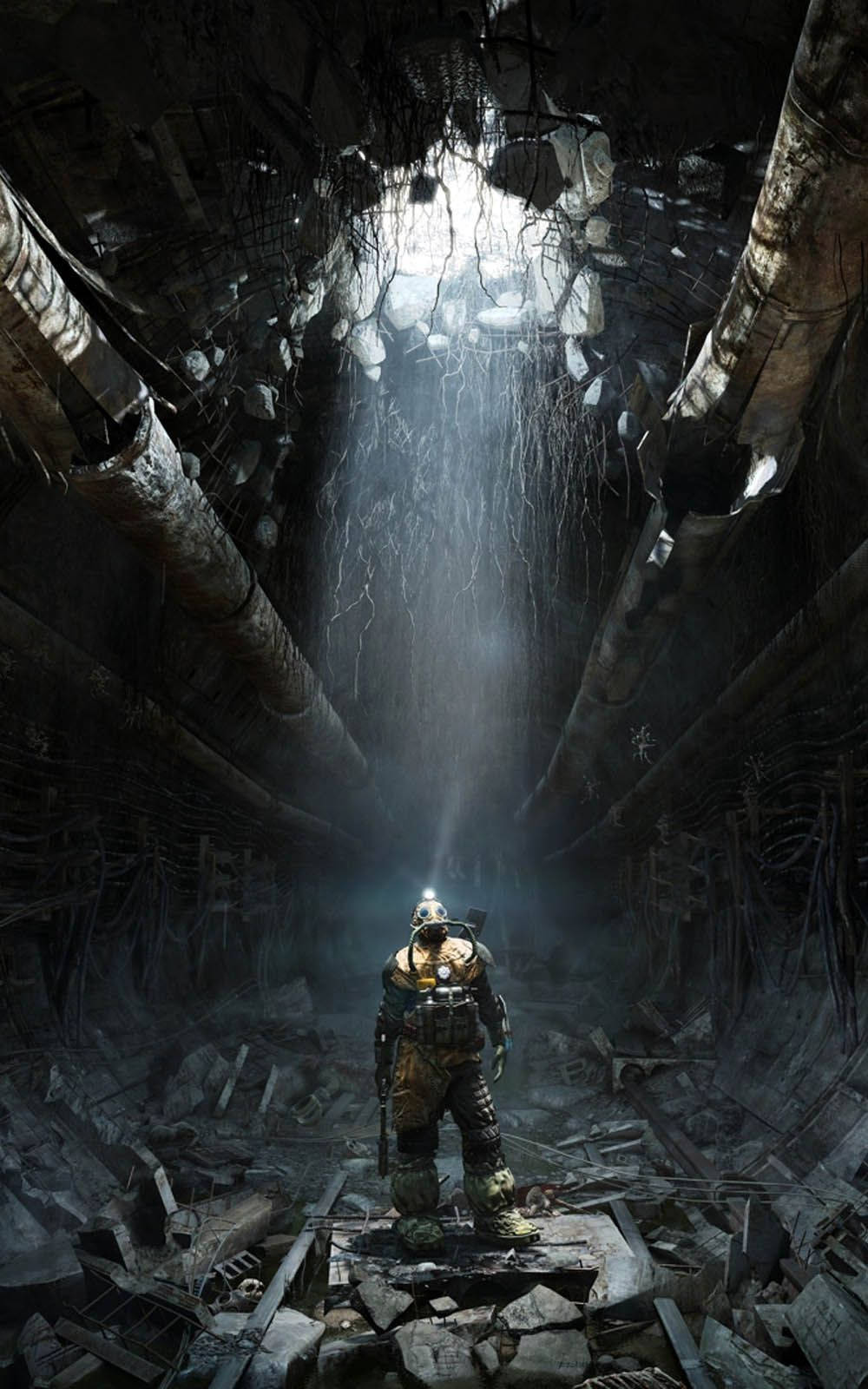 Túnel dañado en Metro Exodus Fondos de pantalla