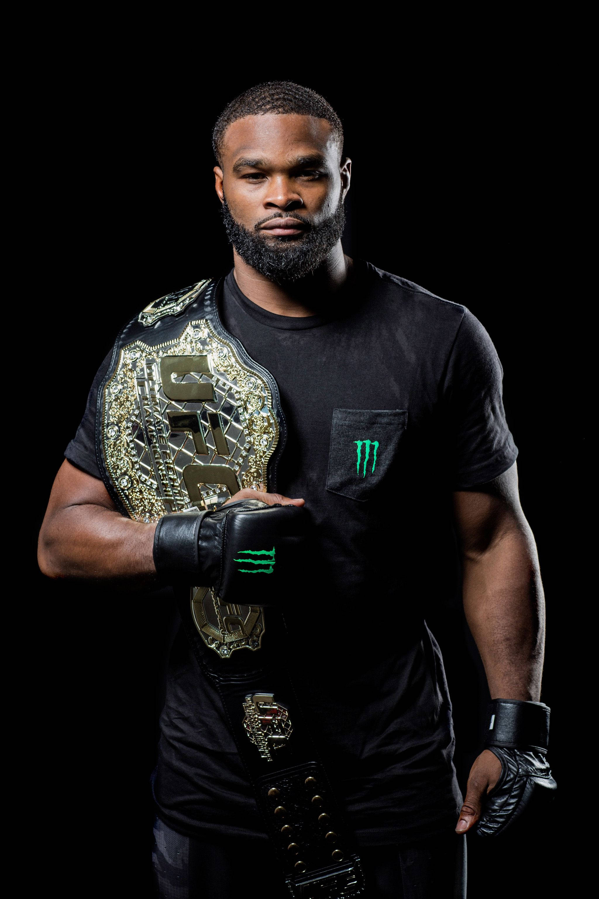 Tyron Woodley con Cinturón de Campeonato Fondos de pantalla