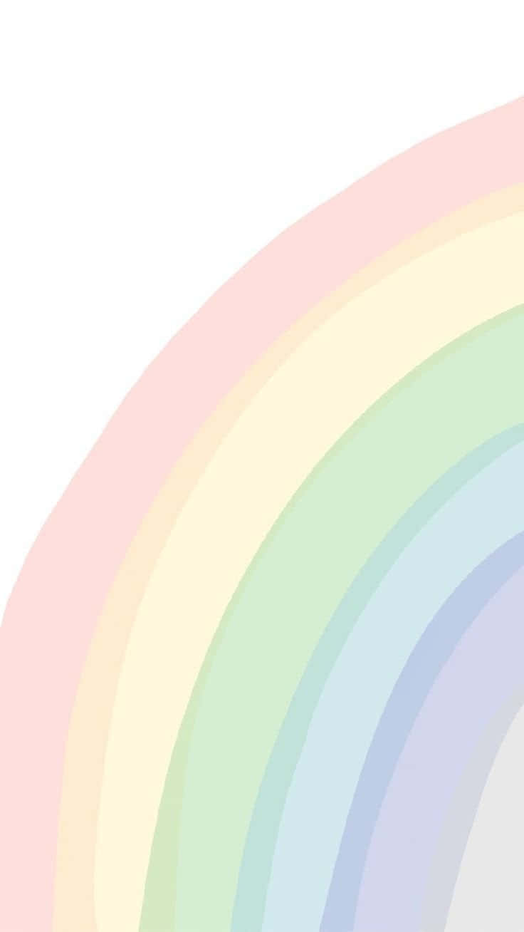 un arcoíris con fondo blanco Fondos de pantalla