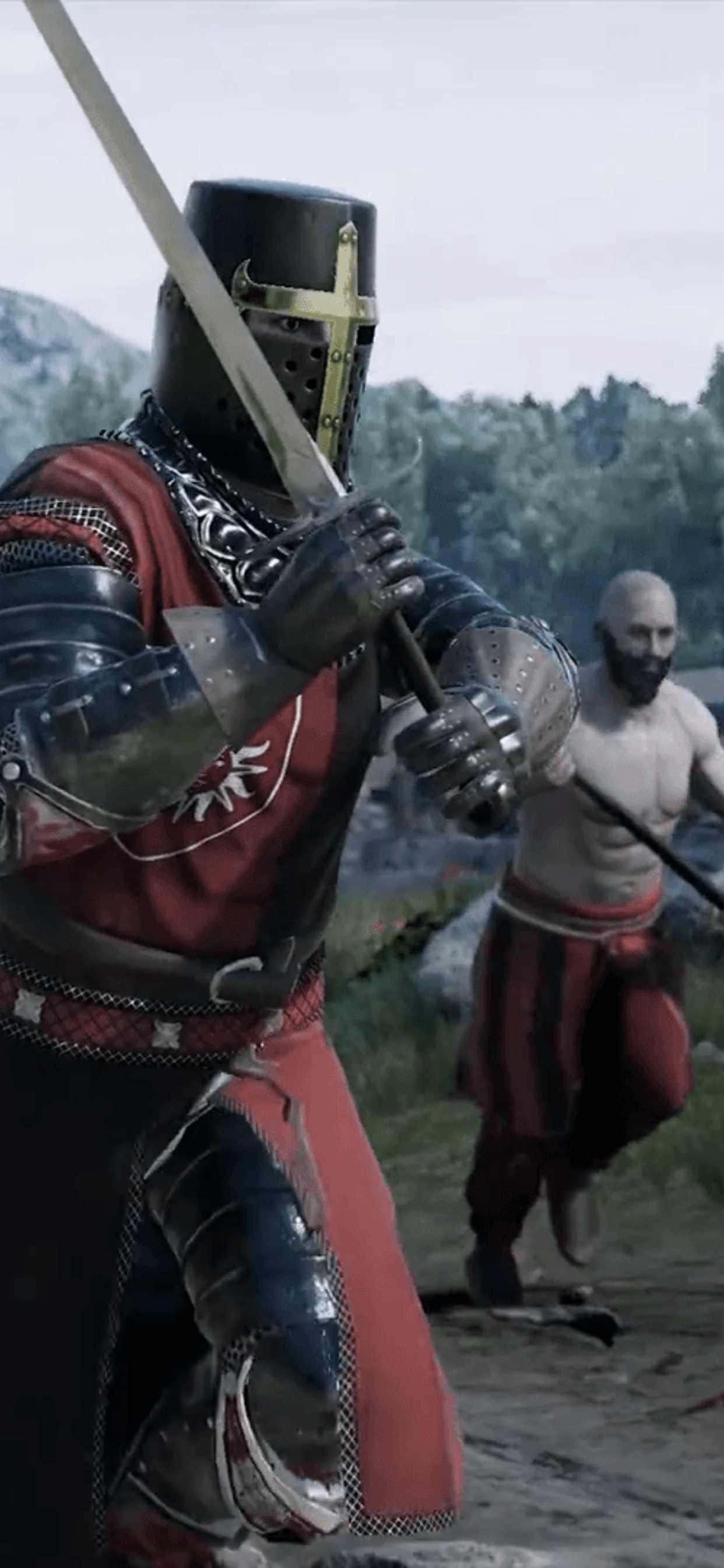 un caballero sosteniendo una espada en un videojuego Fondos de pantalla