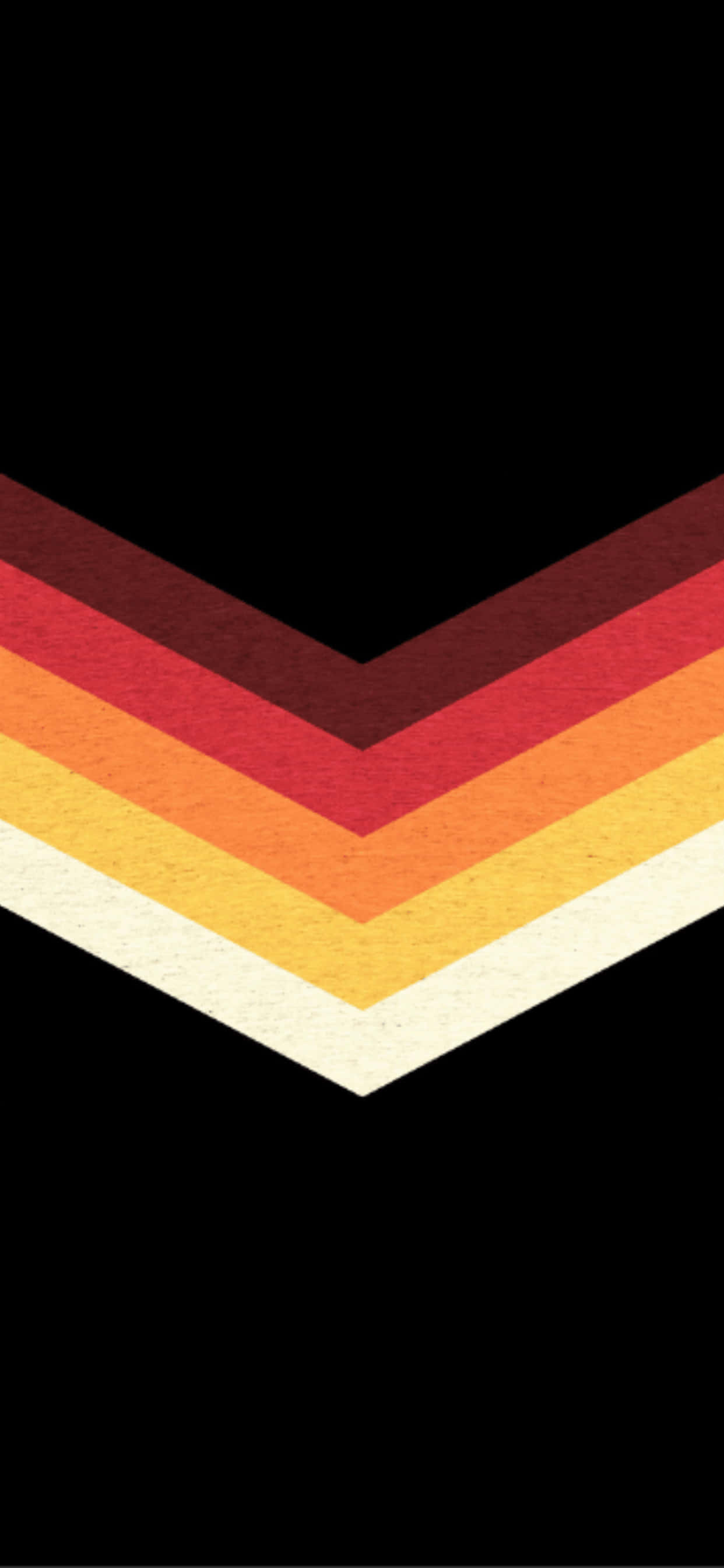 un cheurón en colores rojo, naranja, amarillo y azul Fondos de pantalla