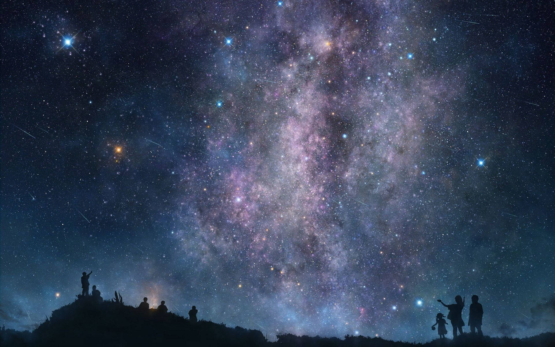 “Un cielo lleno de estrellas: una vista que nos deja sin aliento” Fondos de pantalla