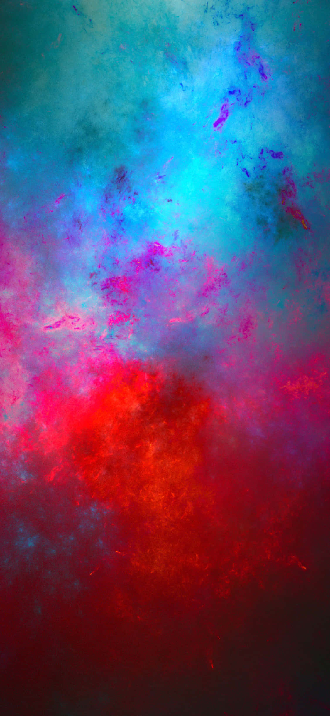un cielo rojo, azul y morado Fondos de pantalla
