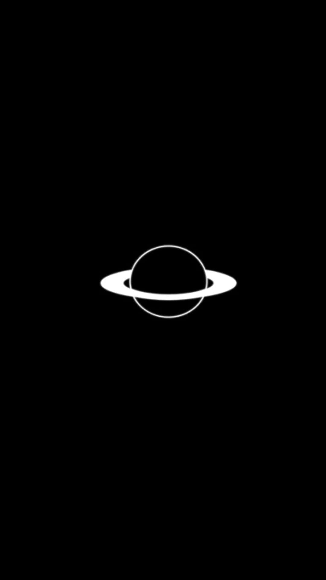 un círculo blanco sobre un fondo negro Fondos de pantalla