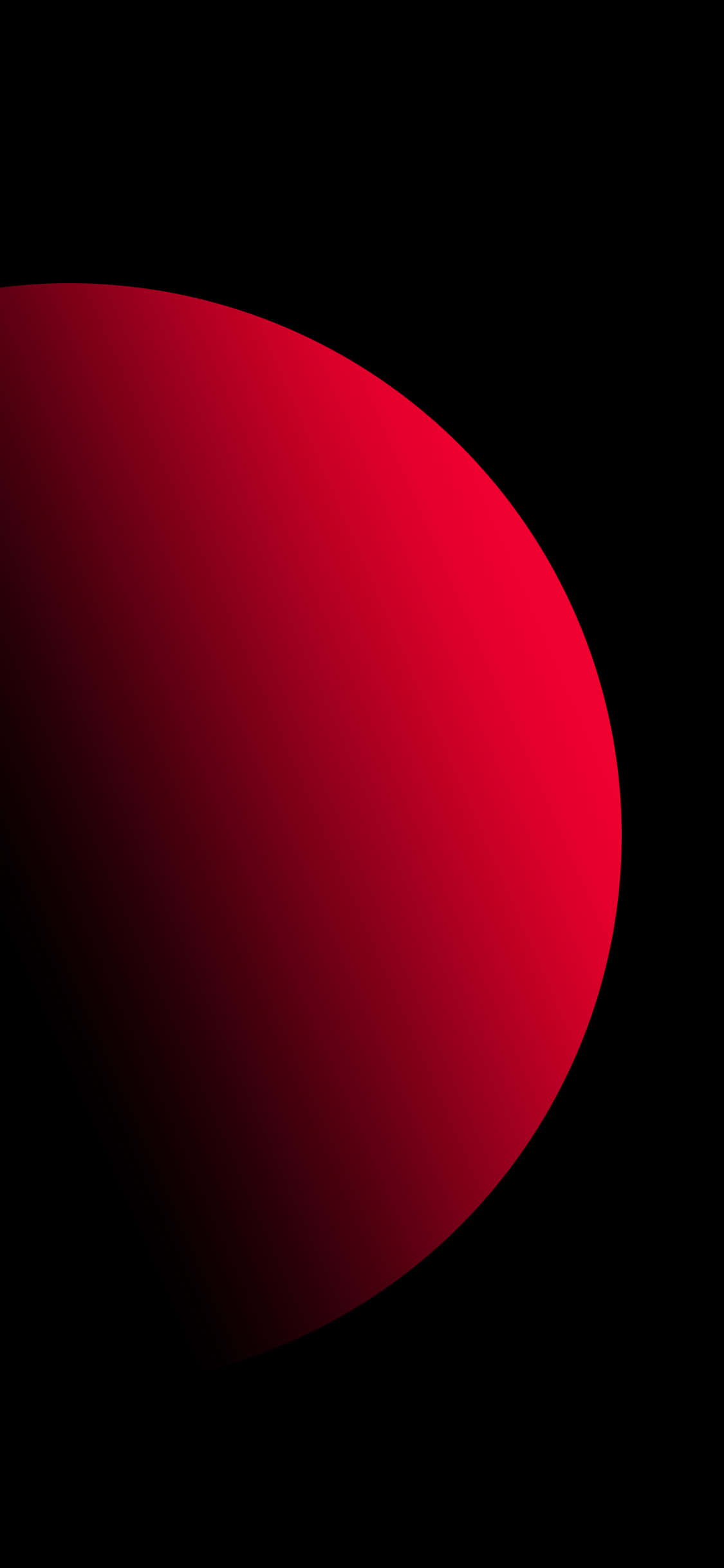 un círculo rojo sobre un fondo negro Fondos de pantalla