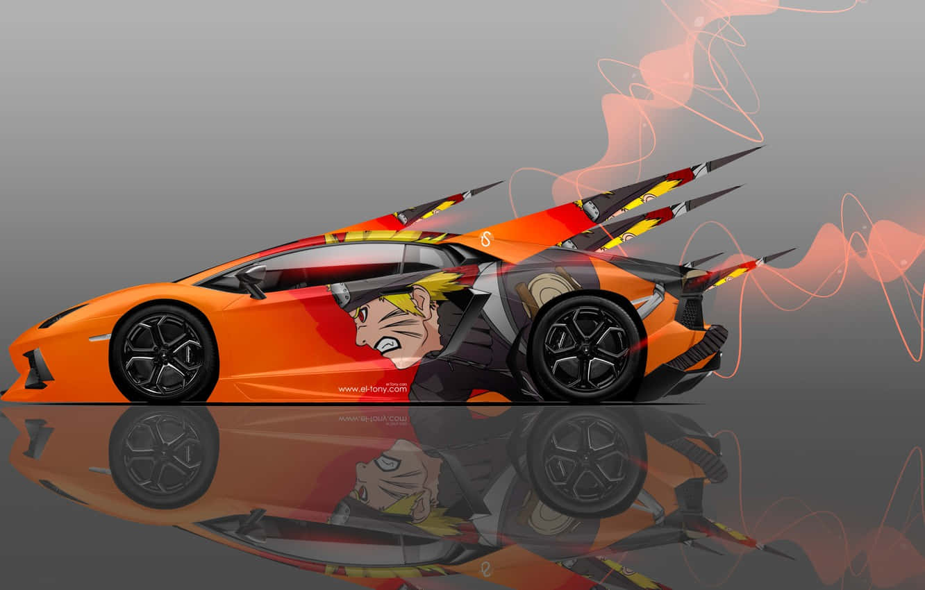 un coche con un personaje de caricatura Fondos de pantalla