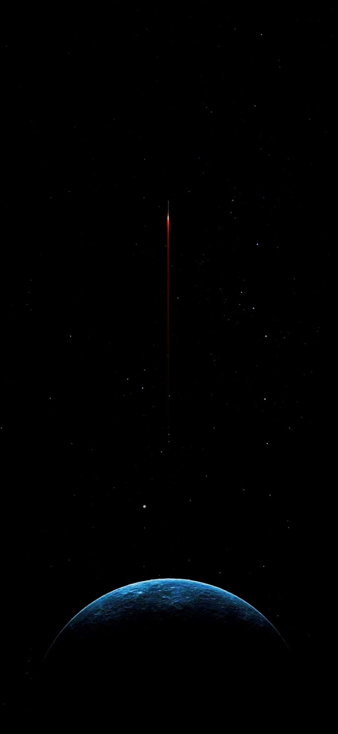 un cohete volando sobre la tierra Fondos de pantalla