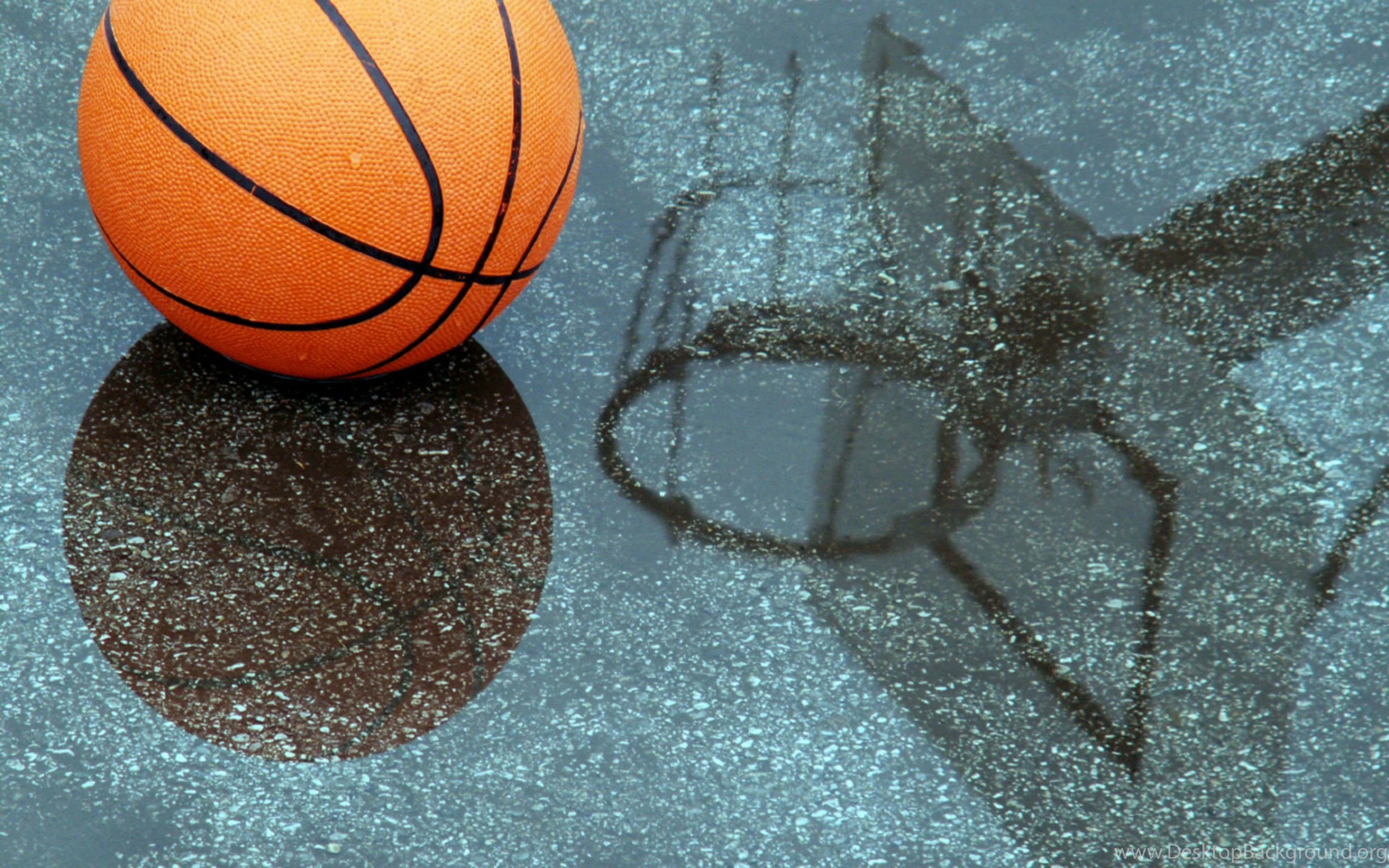 Un colorido fondo de baloncesto en 4K. Fondos de pantalla