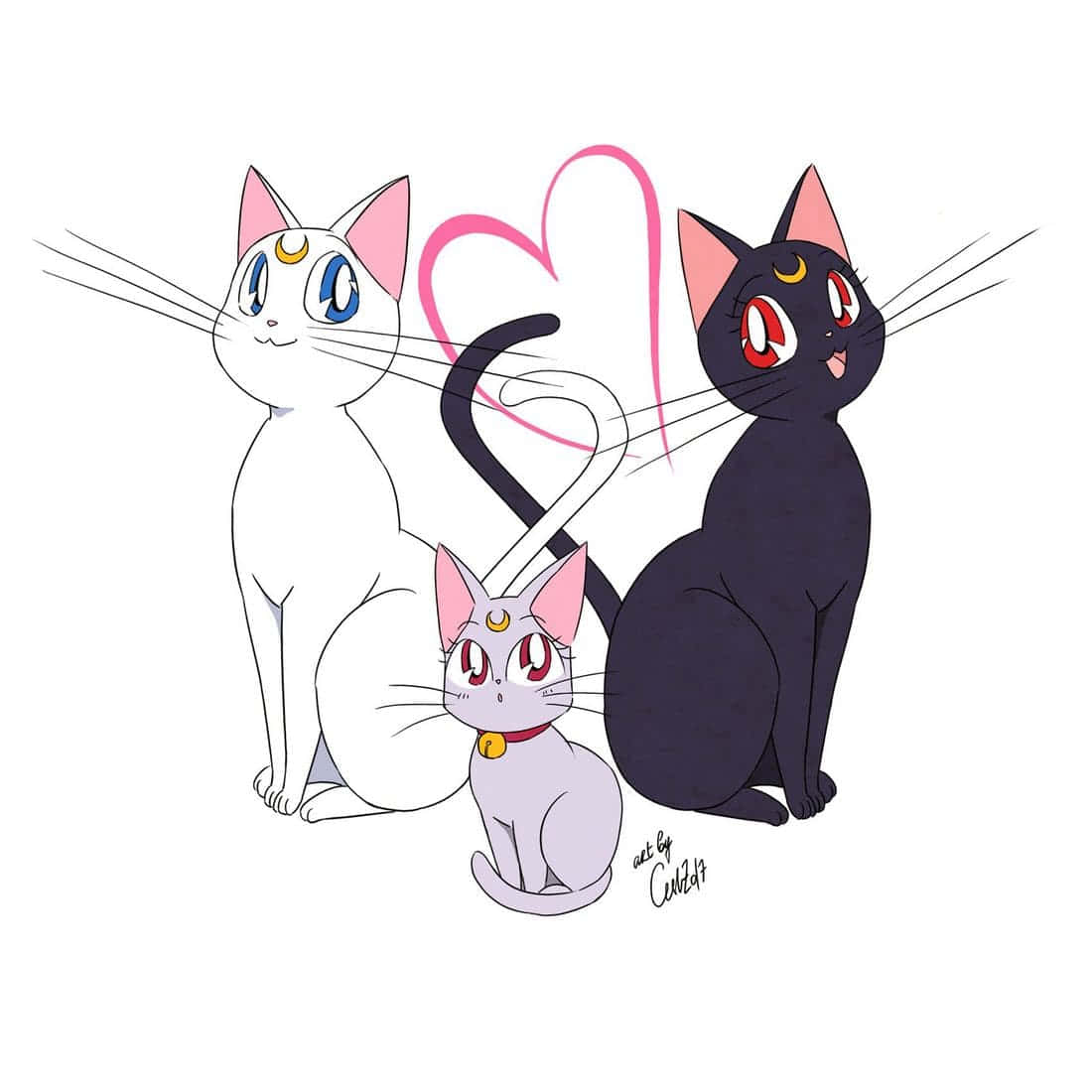 Un corazón gentil en un cuerpo feroz - Gato Anime Fondos de pantalla