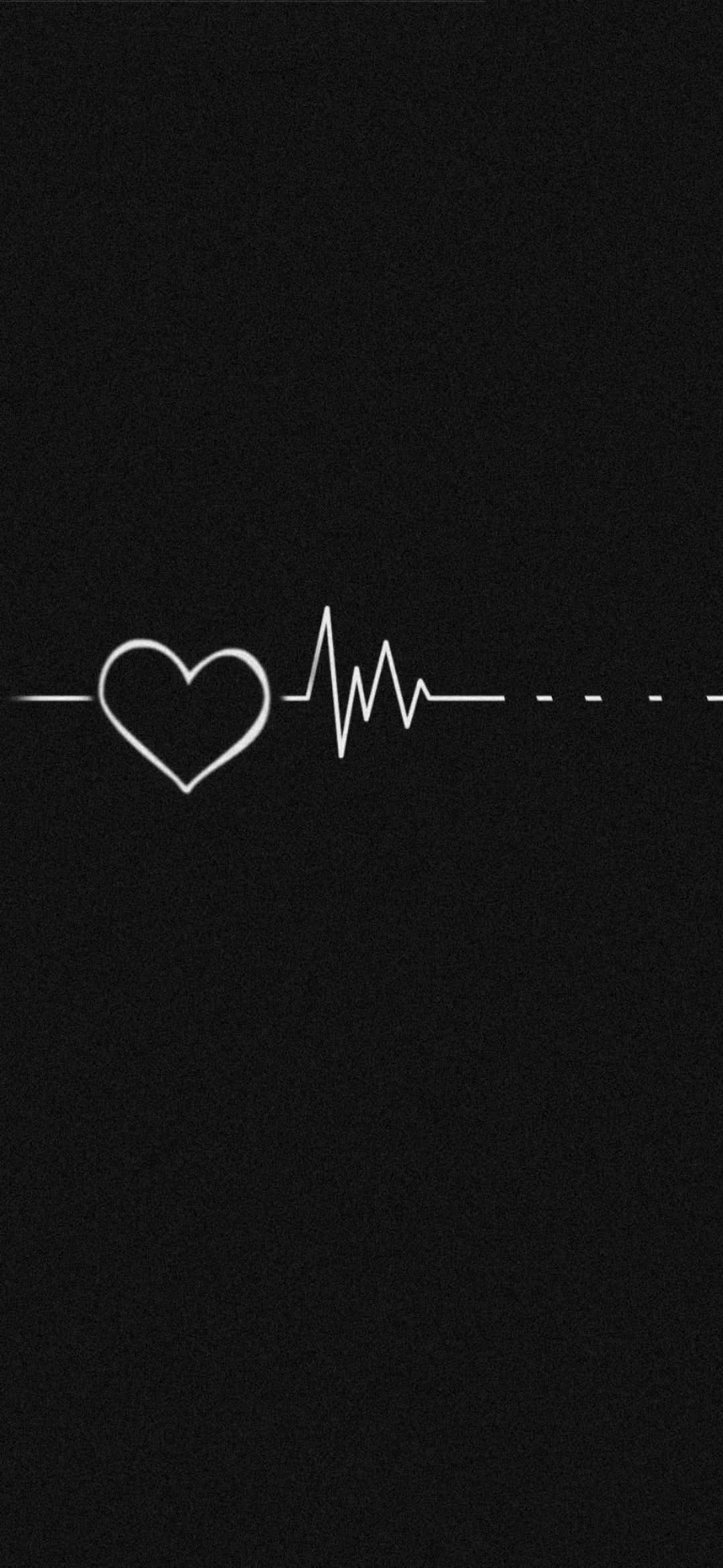 Un corazón negro es el fondo perfecto para una historia de amor agridulce. Fondos de pantalla