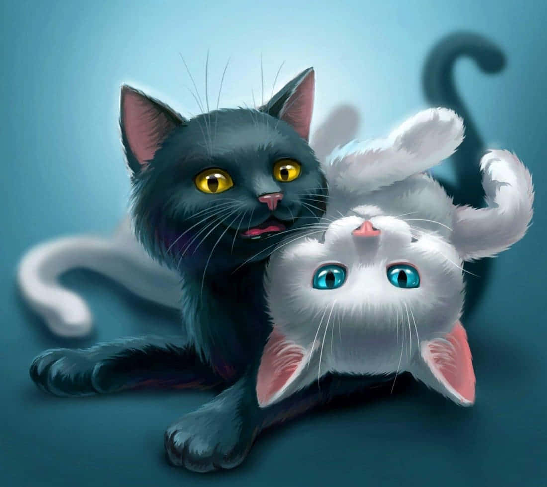 Un curioso gato anime Fondos de pantalla
