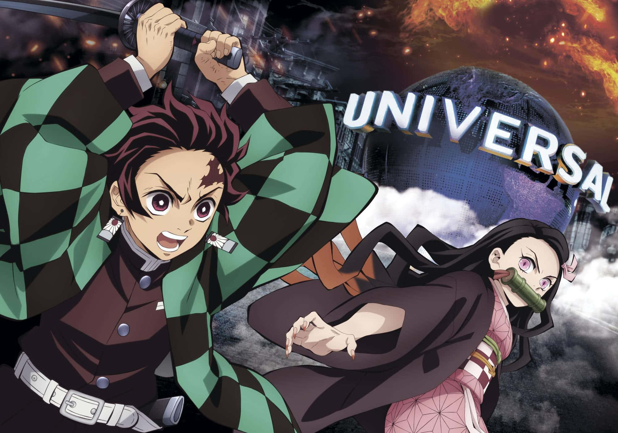 Un decidido Tanjiro Kamado de Demon Slayer se prepara para la batalla Fondos de pantalla