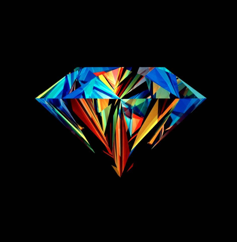 Un Diamante 3D Llamativo y Genial Fondos de pantalla