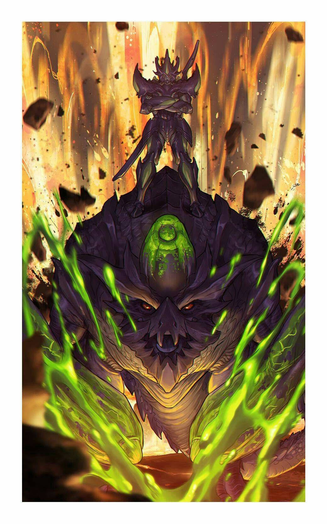 un dragón verde y negro con una llama verde Fondos de pantalla