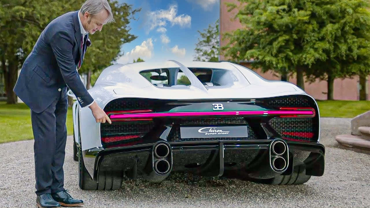 Un elegante Bugatti Veyron en Francia Fondos de pantalla