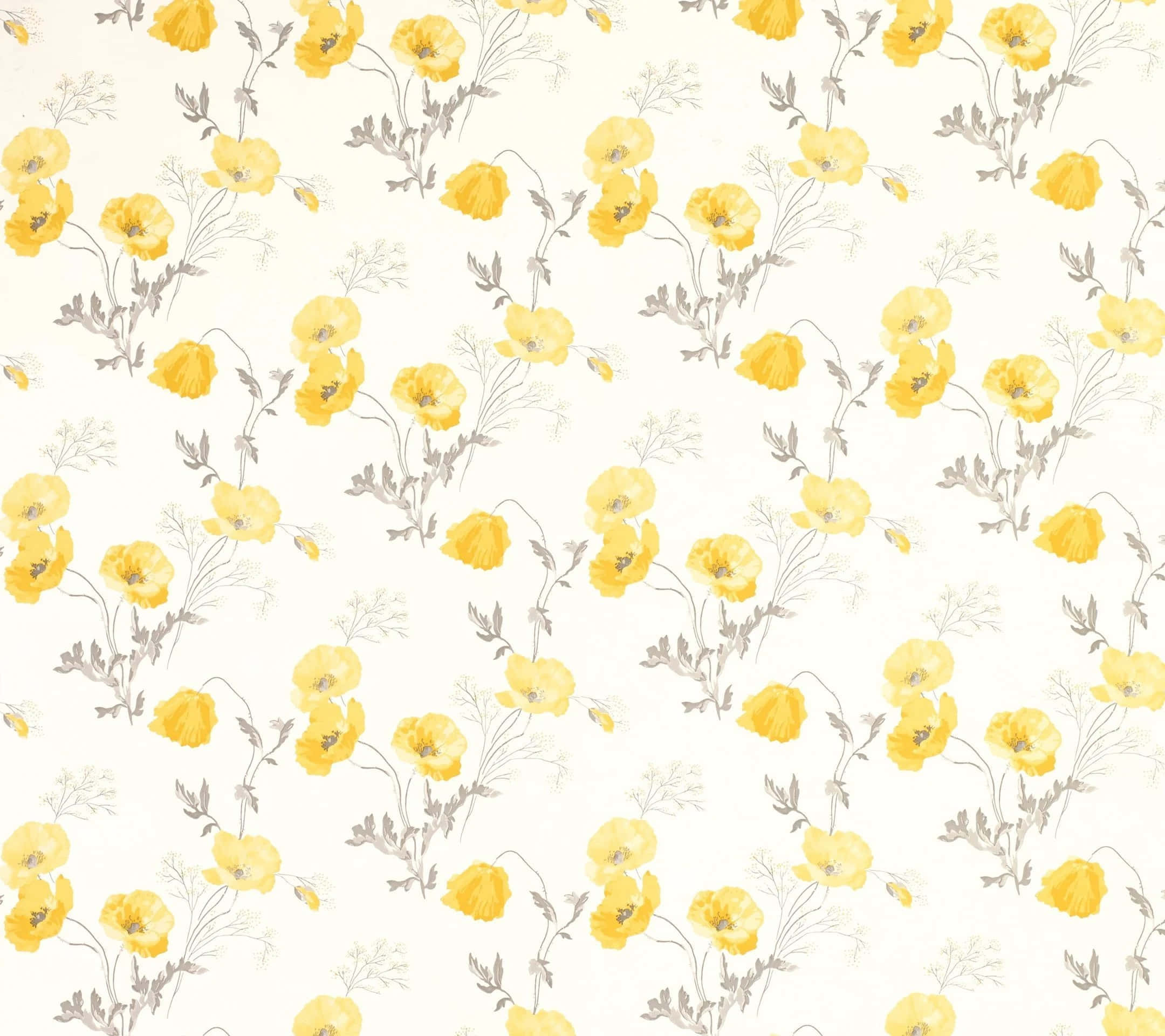 Un estudio tranquilo en amarillo pastel Fondos de pantalla