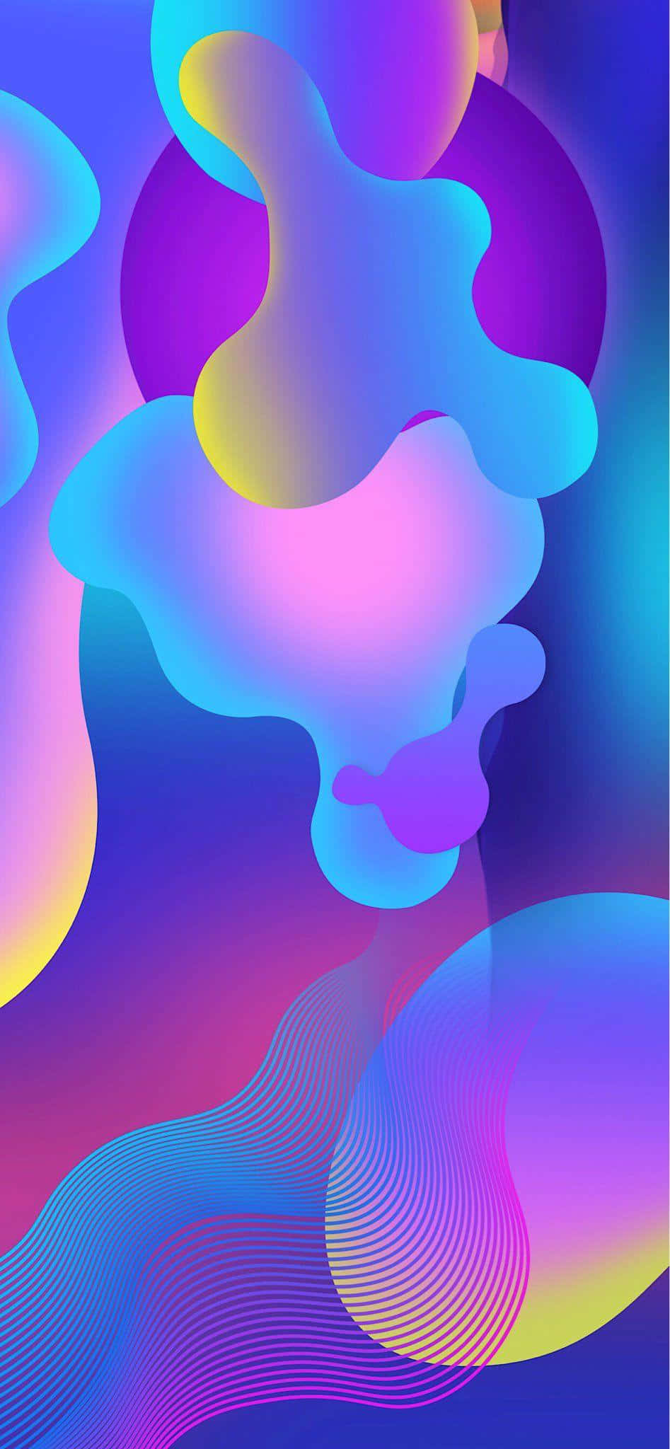 un fondo abstracto colorido con un arcoíris de colores Fondos de pantalla