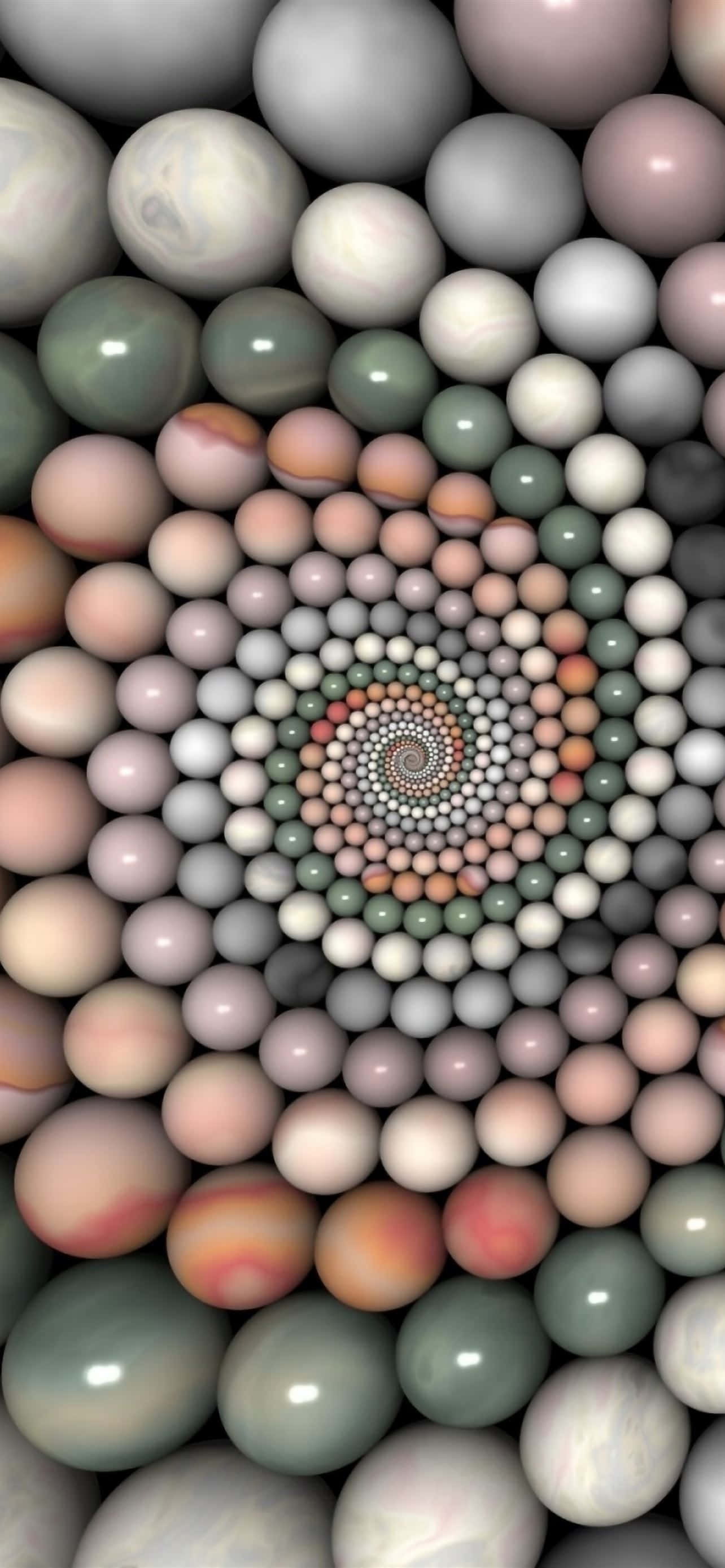 Un fondo abstracto con una espiral turquesa brillante Fondos de pantalla