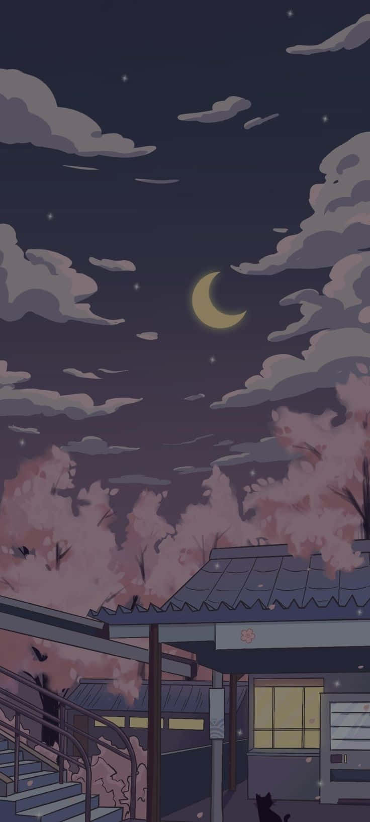 Un fondo anime estético con visuales increíbles Fondos de pantalla