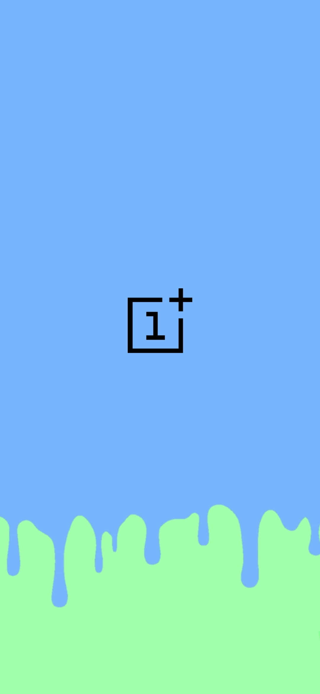 un fondo azul con un líquido azul que gotea Fondos de pantalla