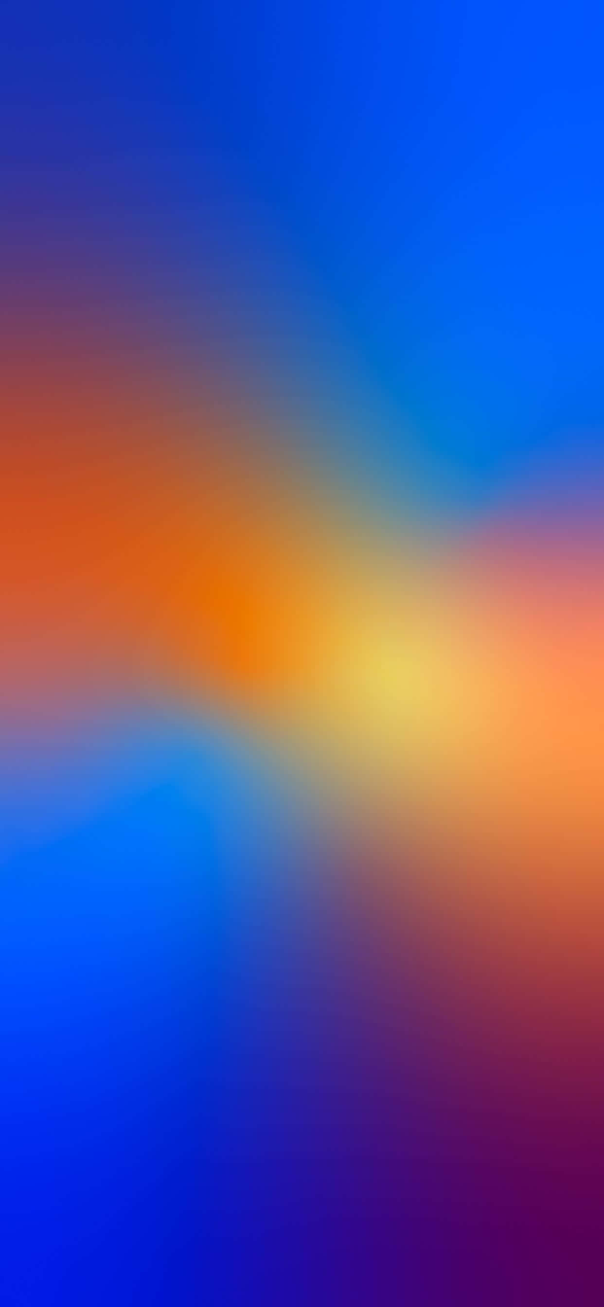 Un Fondo Azul y Naranja Reflejado Fondos de pantalla