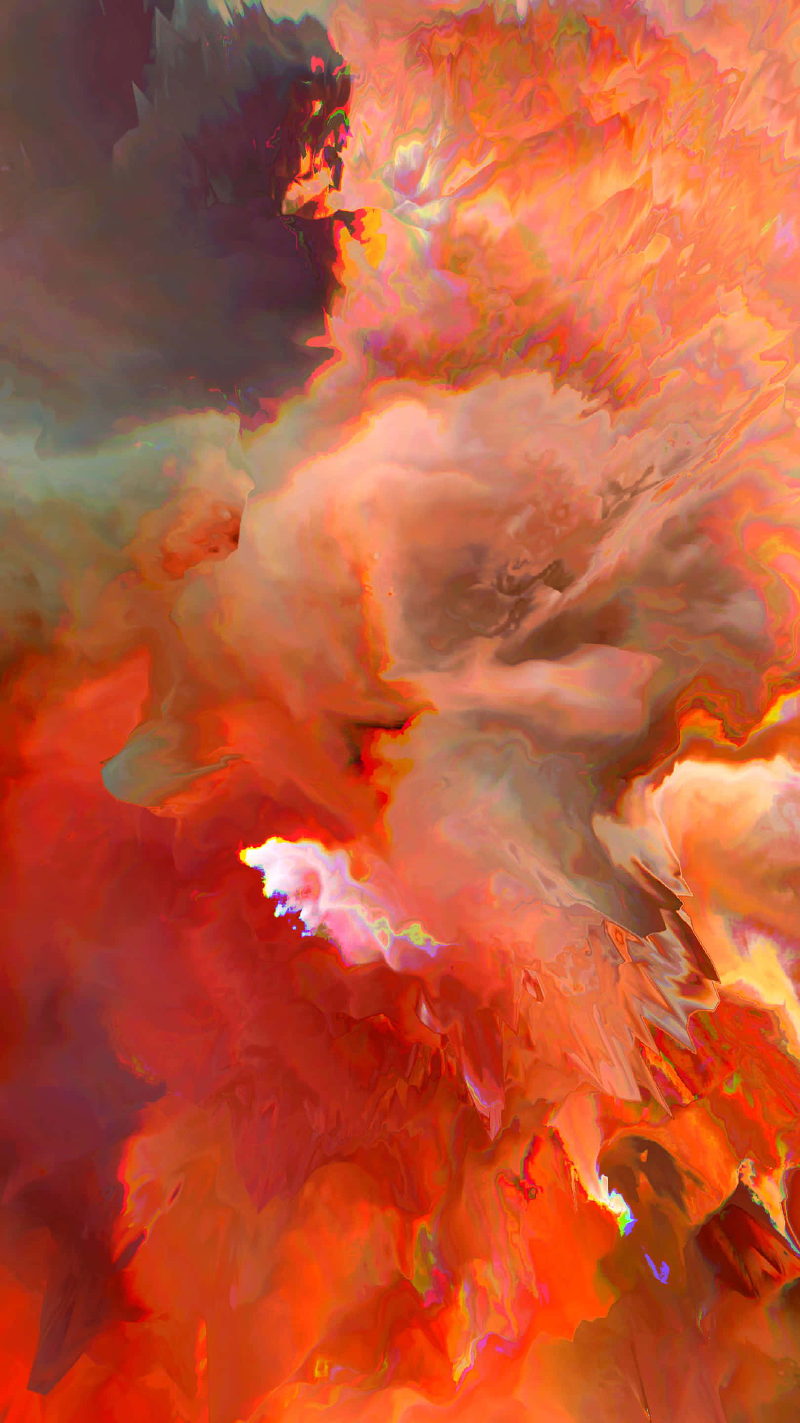 Un fondo estético naranja con un tono moderno Fondos de pantalla