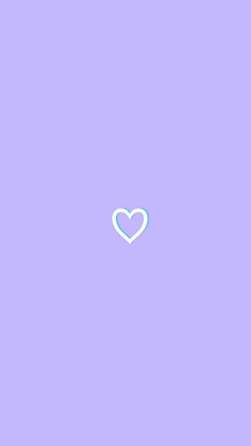 Un fondo morado con una textura en forma de corazón transmite una atmósfera tierna y amorosa. Fondos de pantalla