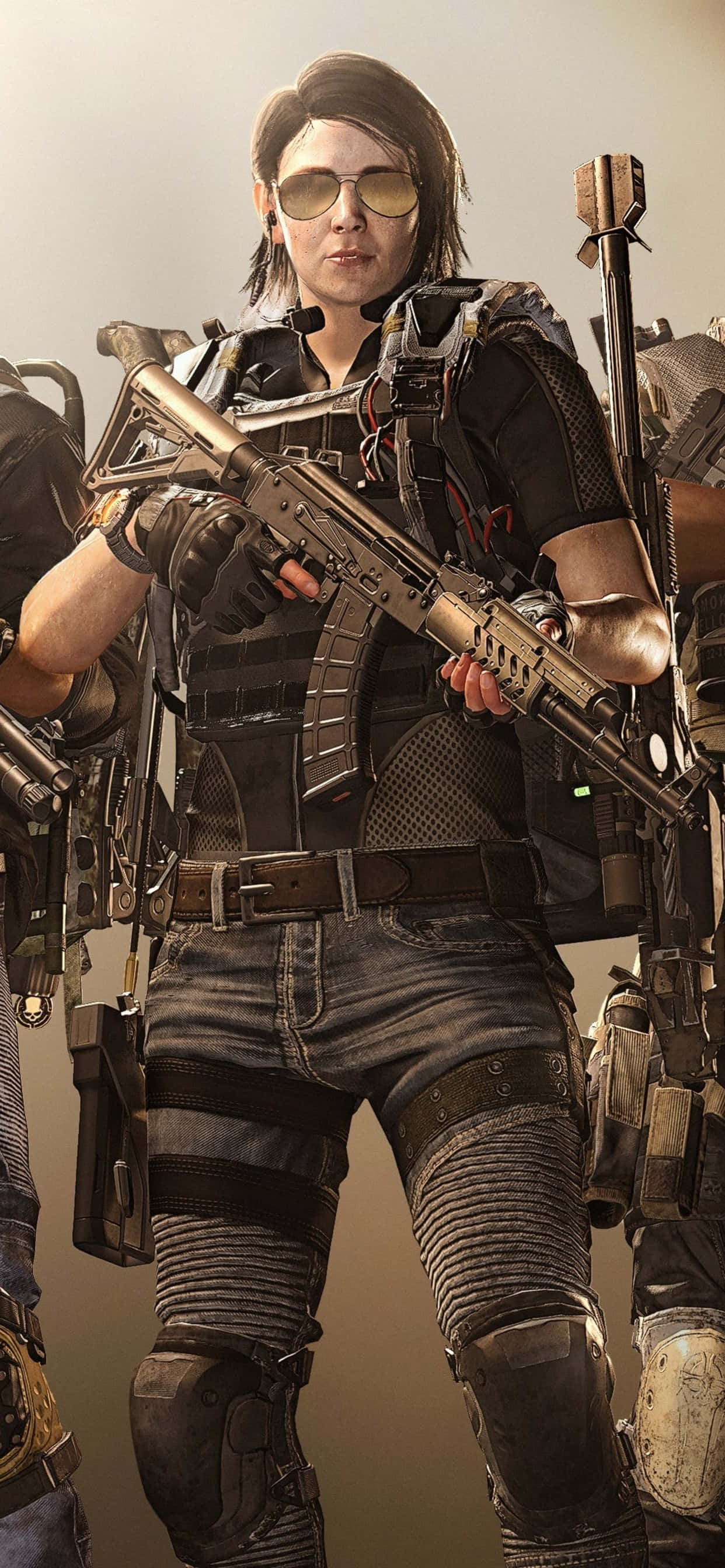 un grupo de soldados con armas y cascos Fondos de pantalla