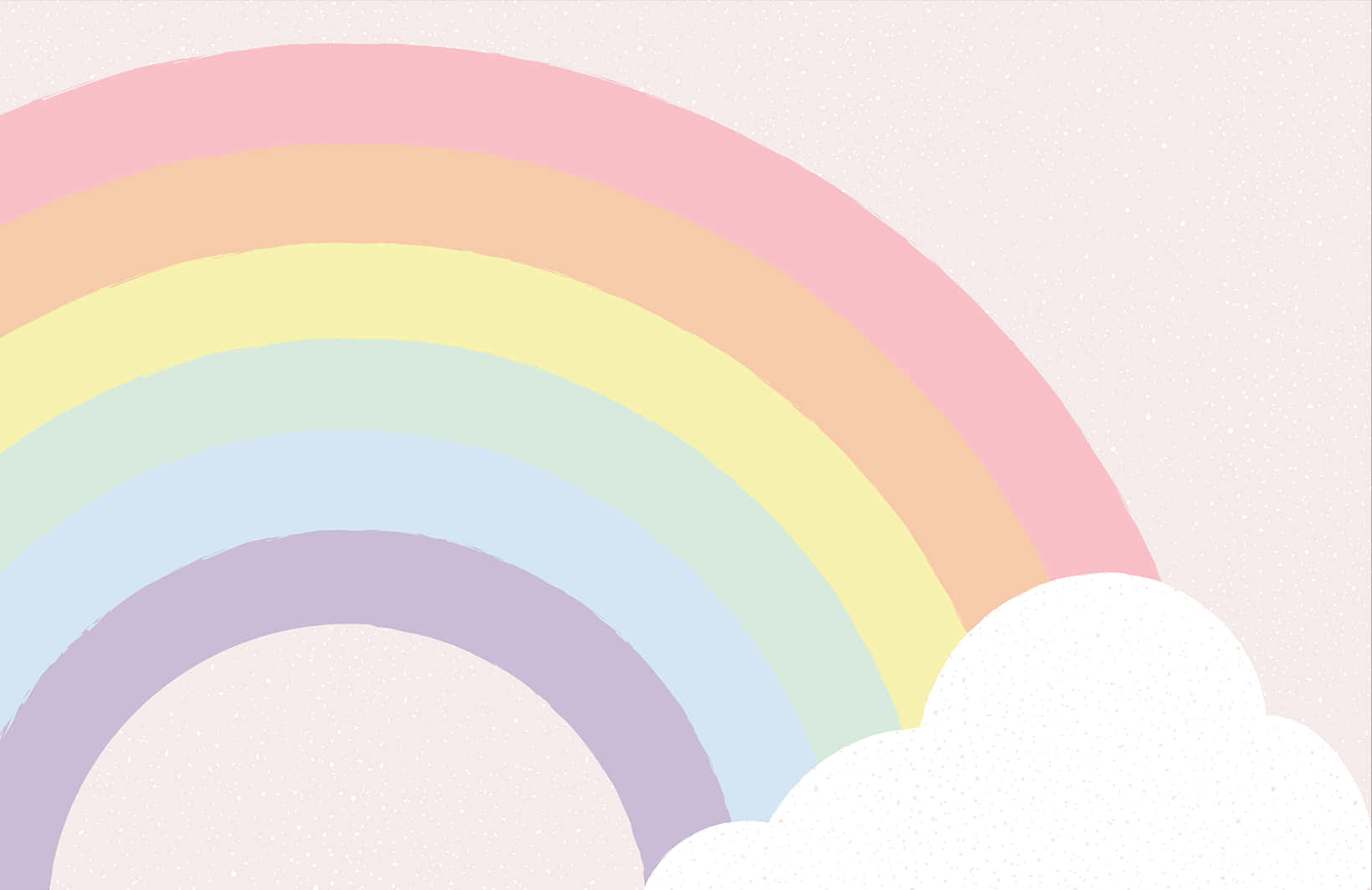 Un hermoso arcoíris pastel para alegrar tu día Fondos de pantalla