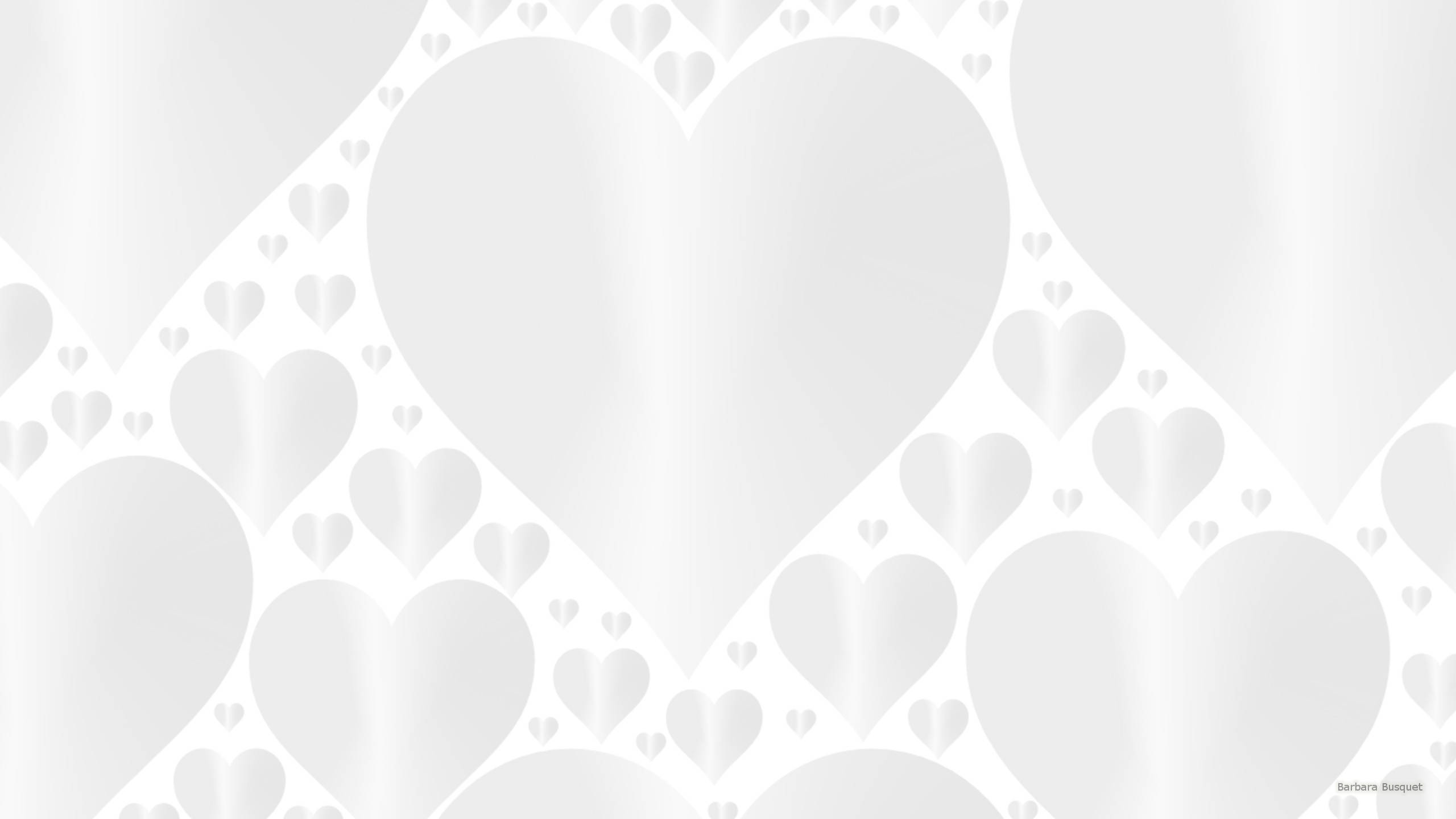 Un hermoso corazón blanco en luces suaves Fondos de pantalla
