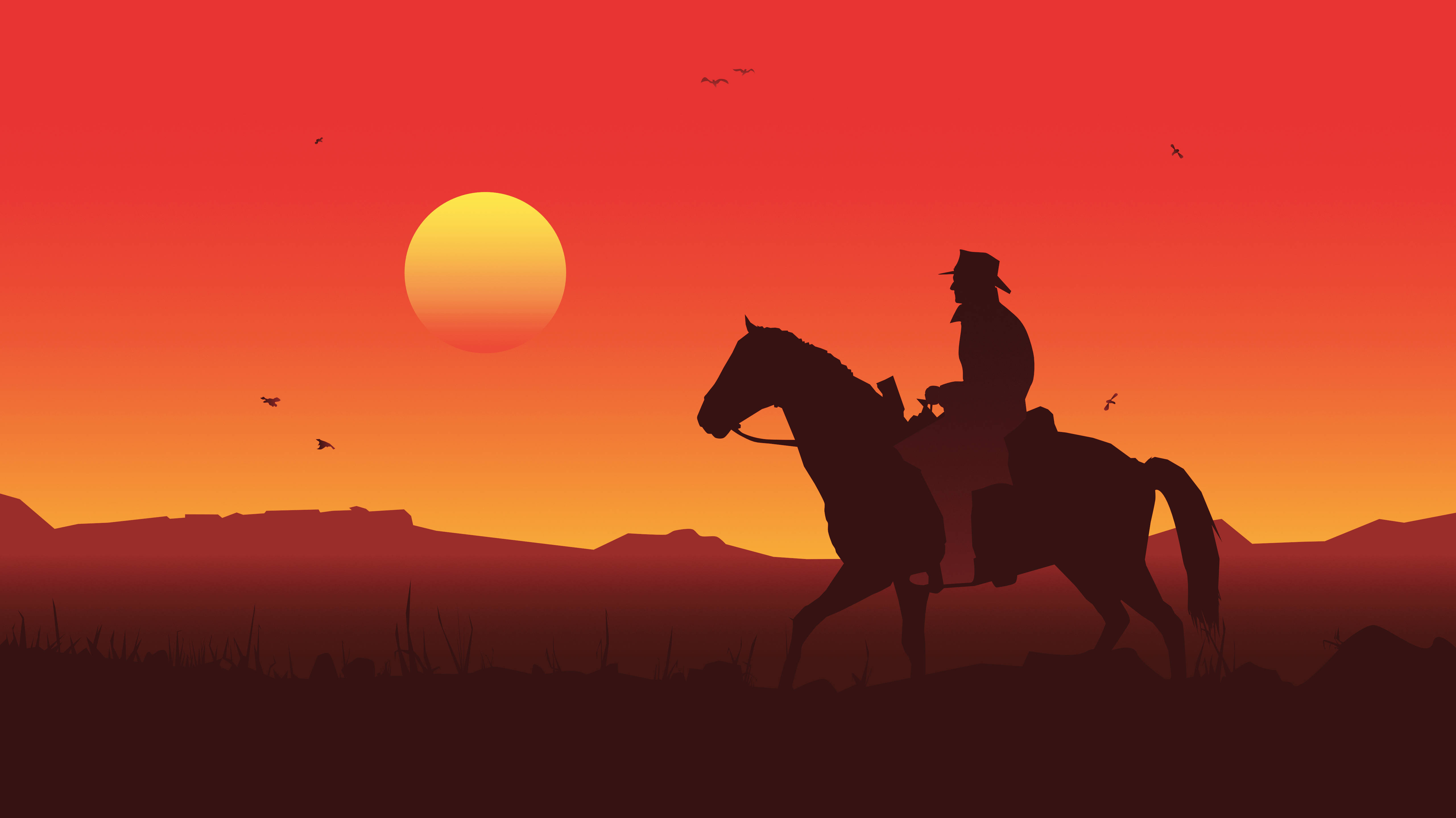un hombre a caballo Fondos de pantalla