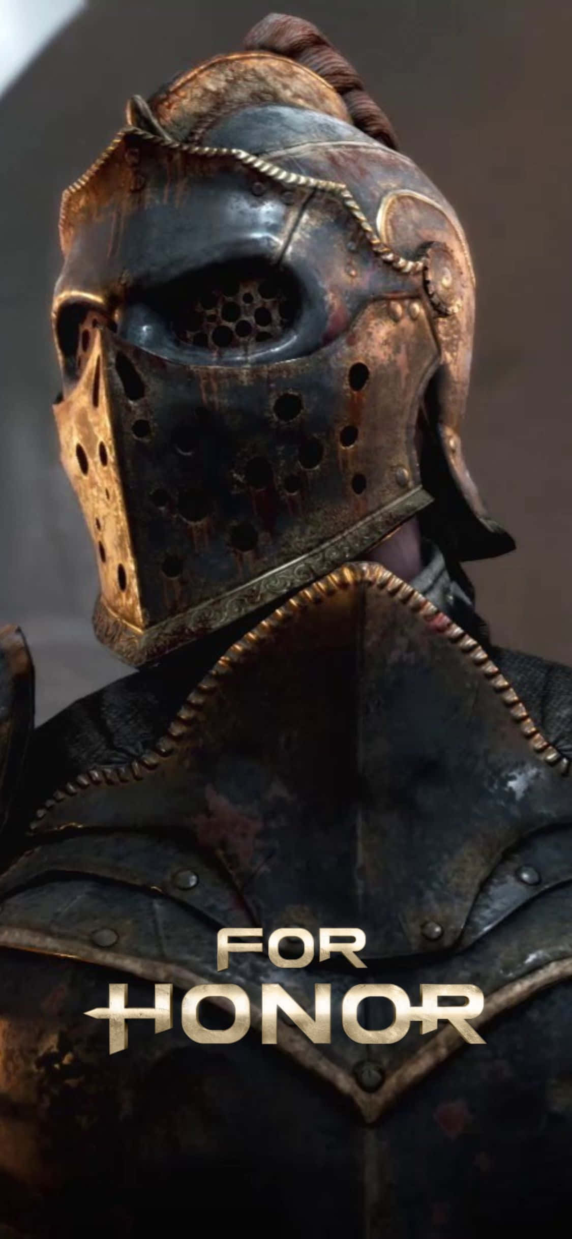un hombre con armadura con las palabras for honor Fondos de pantalla