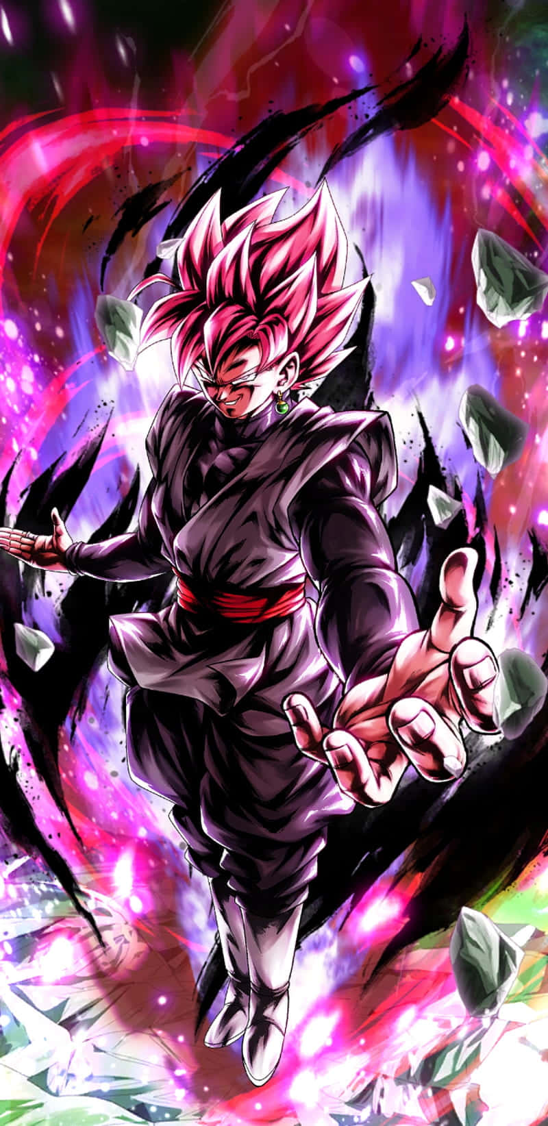 Un intenso y poderoso Goku Black desata su feroz energía Fondos de pantalla