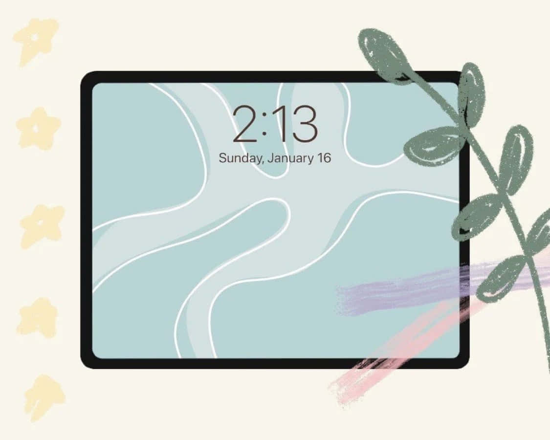 Un iPad con estética artística, perfecto para navegar y mostrar fotografías Fondos de pantalla