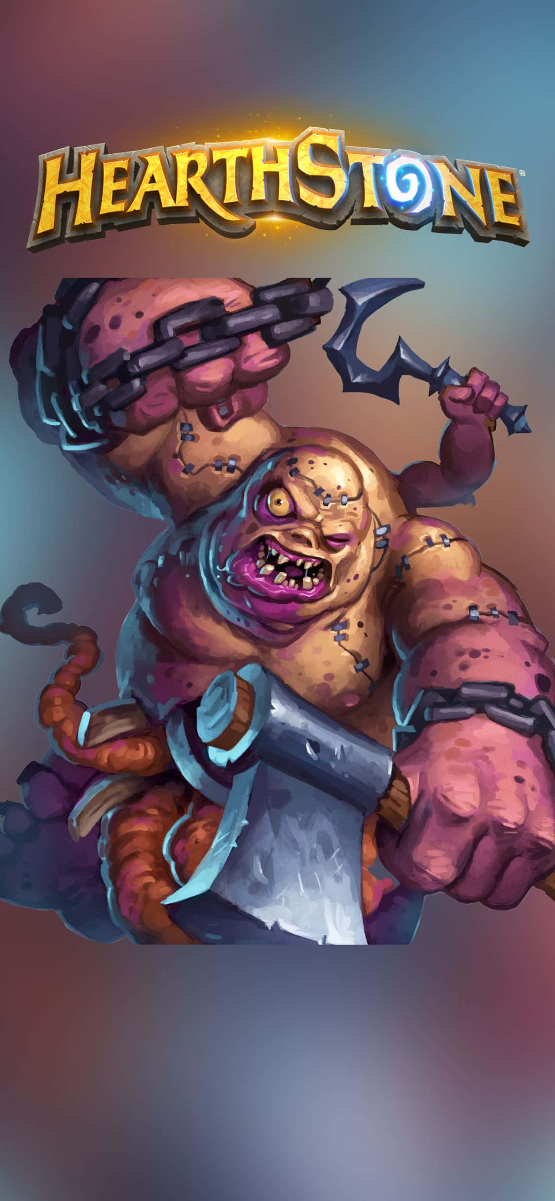 Un iPhone XS sobre la Skin Brightwing-Illidan de Hearthstone Fondos de pantalla