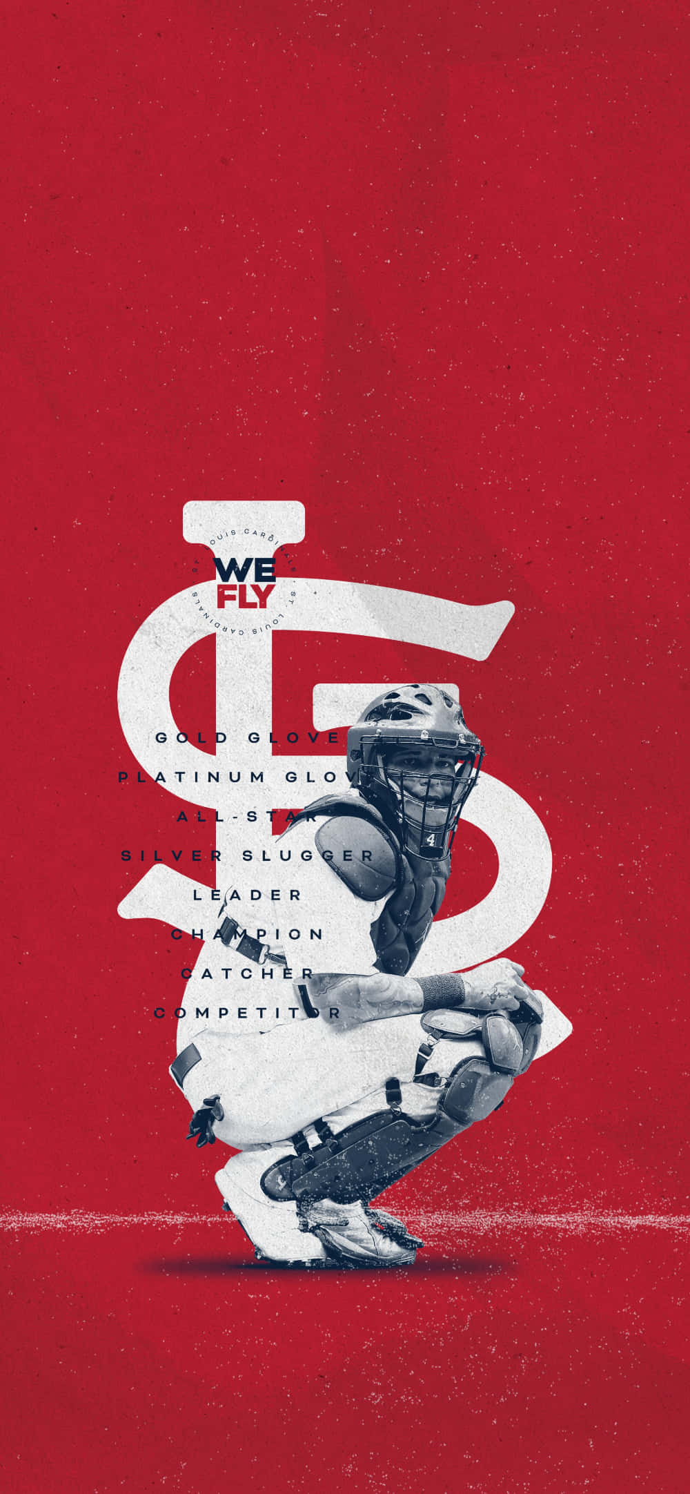 un jugador de béisbol está arrodillado frente a un fondo rojo Fondos de pantalla