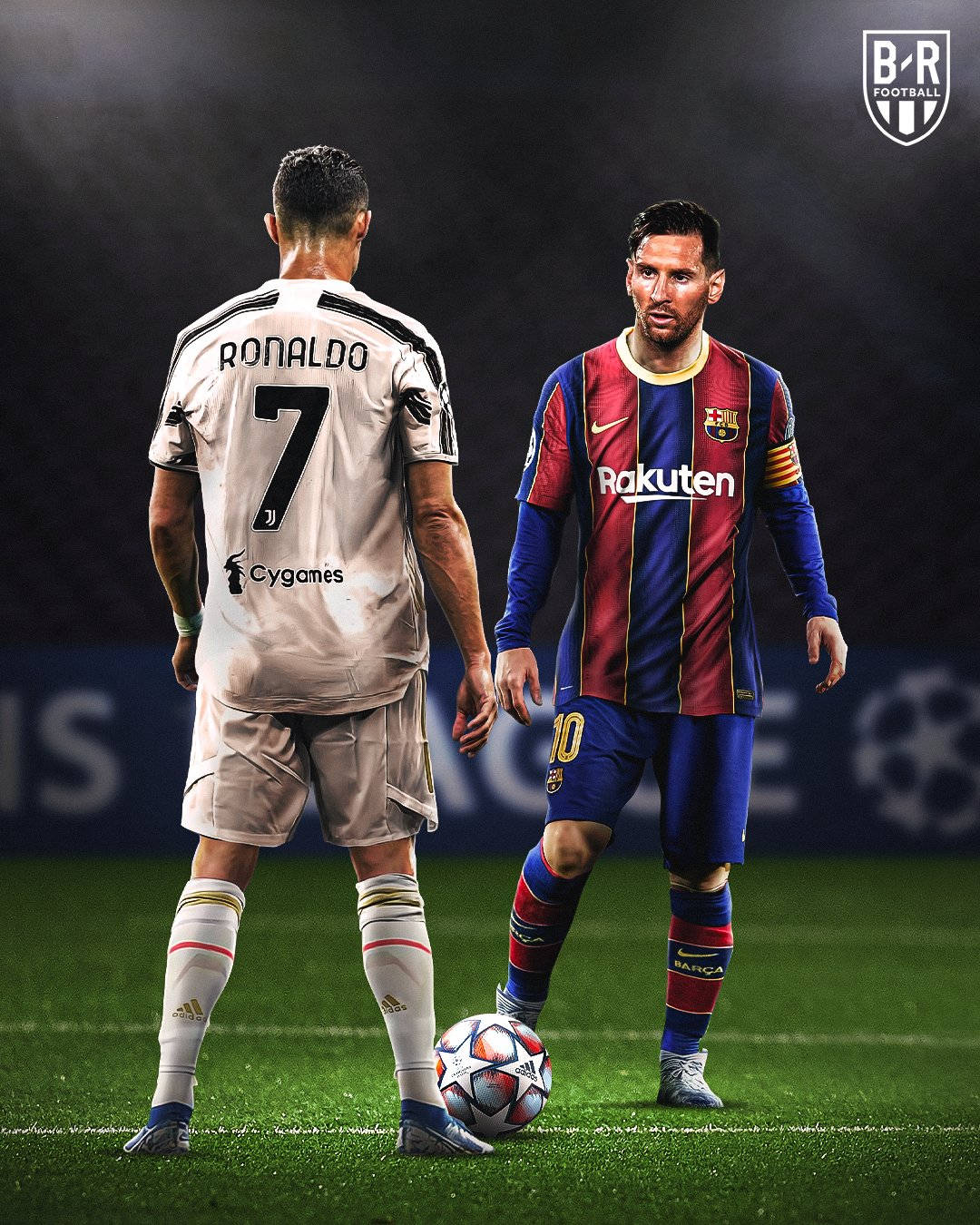 Un partido Messi y Ronaldo 4K Fondos de pantalla
