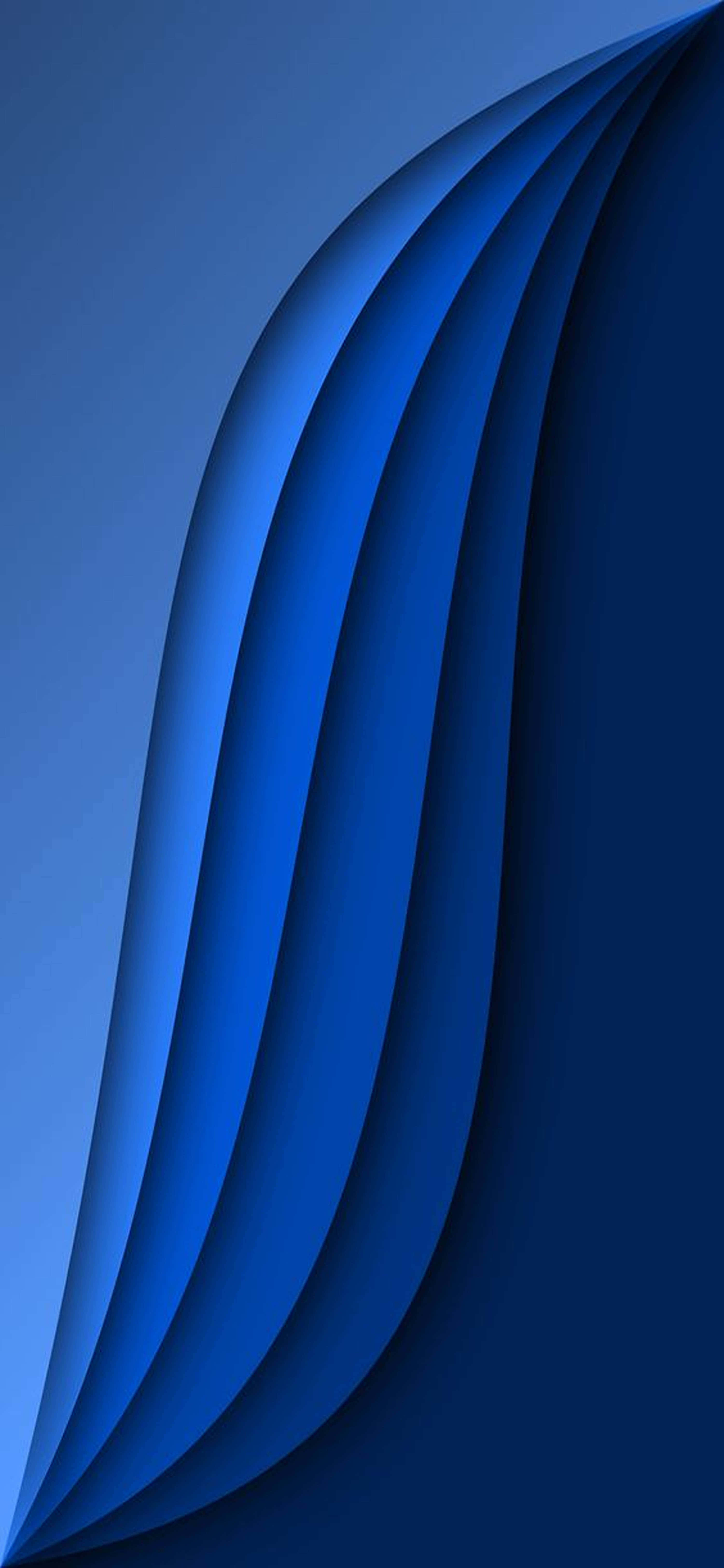 Un patrón abstracto con tonos azules y violetas fríos Fondos de pantalla