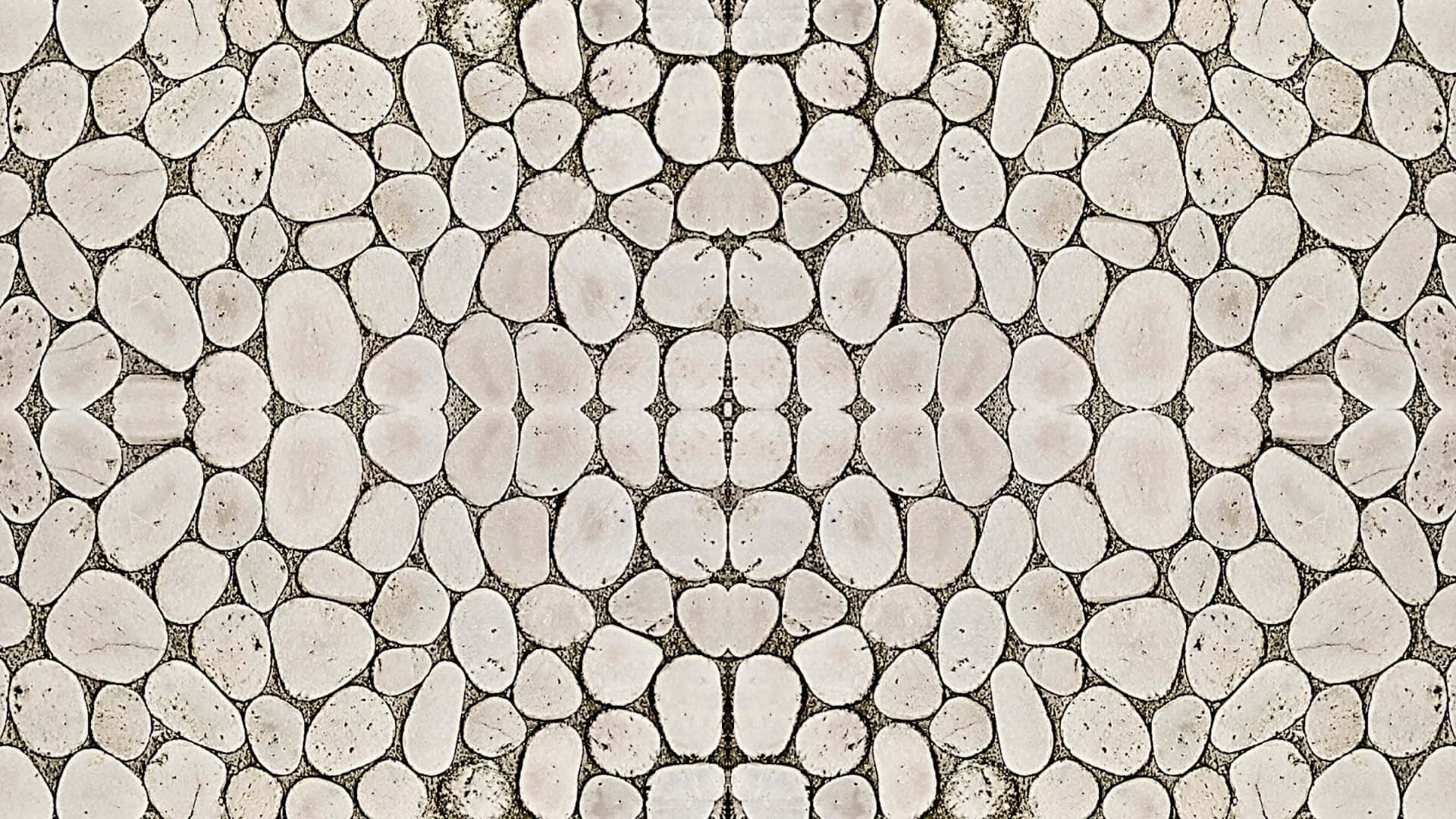 un patrón de azulejos blancos y marrones con un patrón de piedras Fondos de pantalla