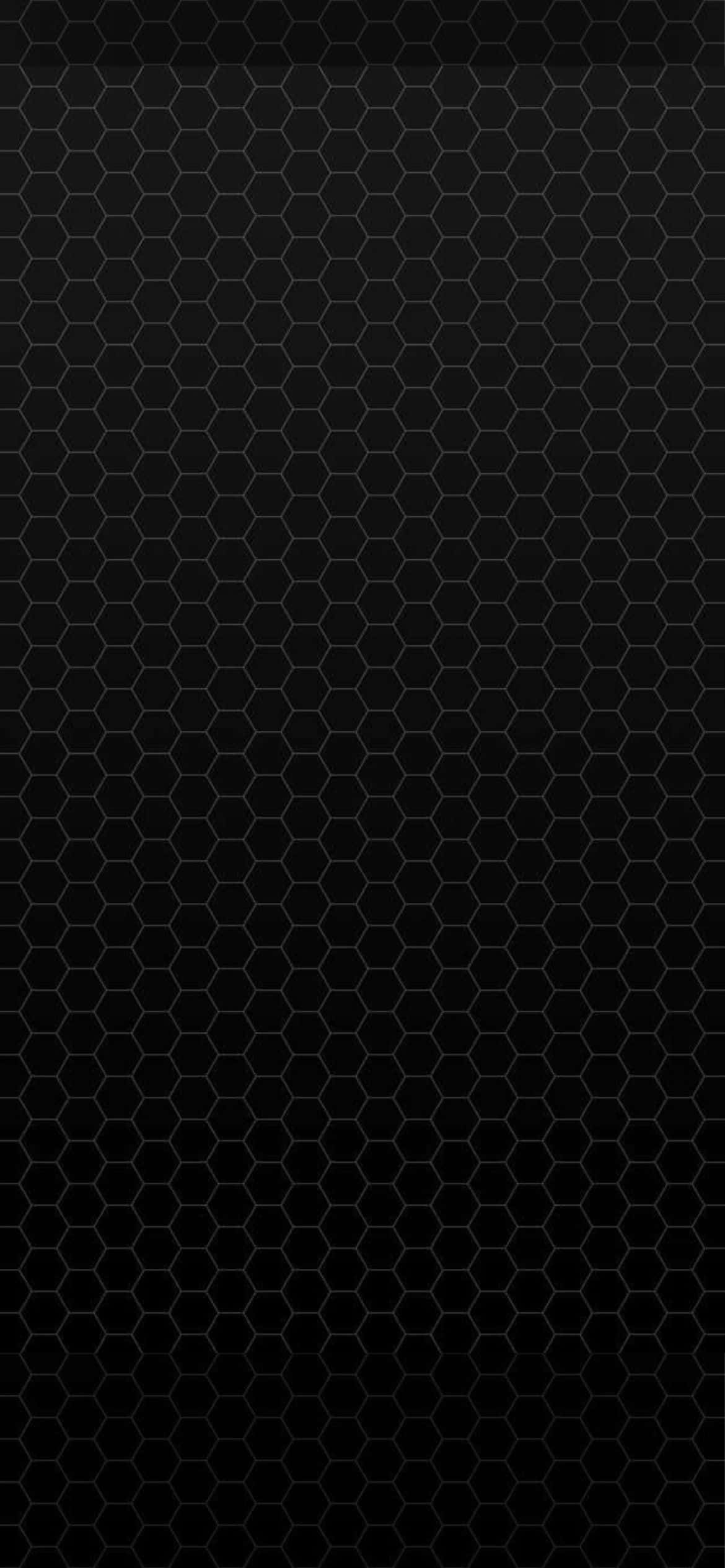un patrón hexagonal negro sobre fondo negro Fondos de pantalla