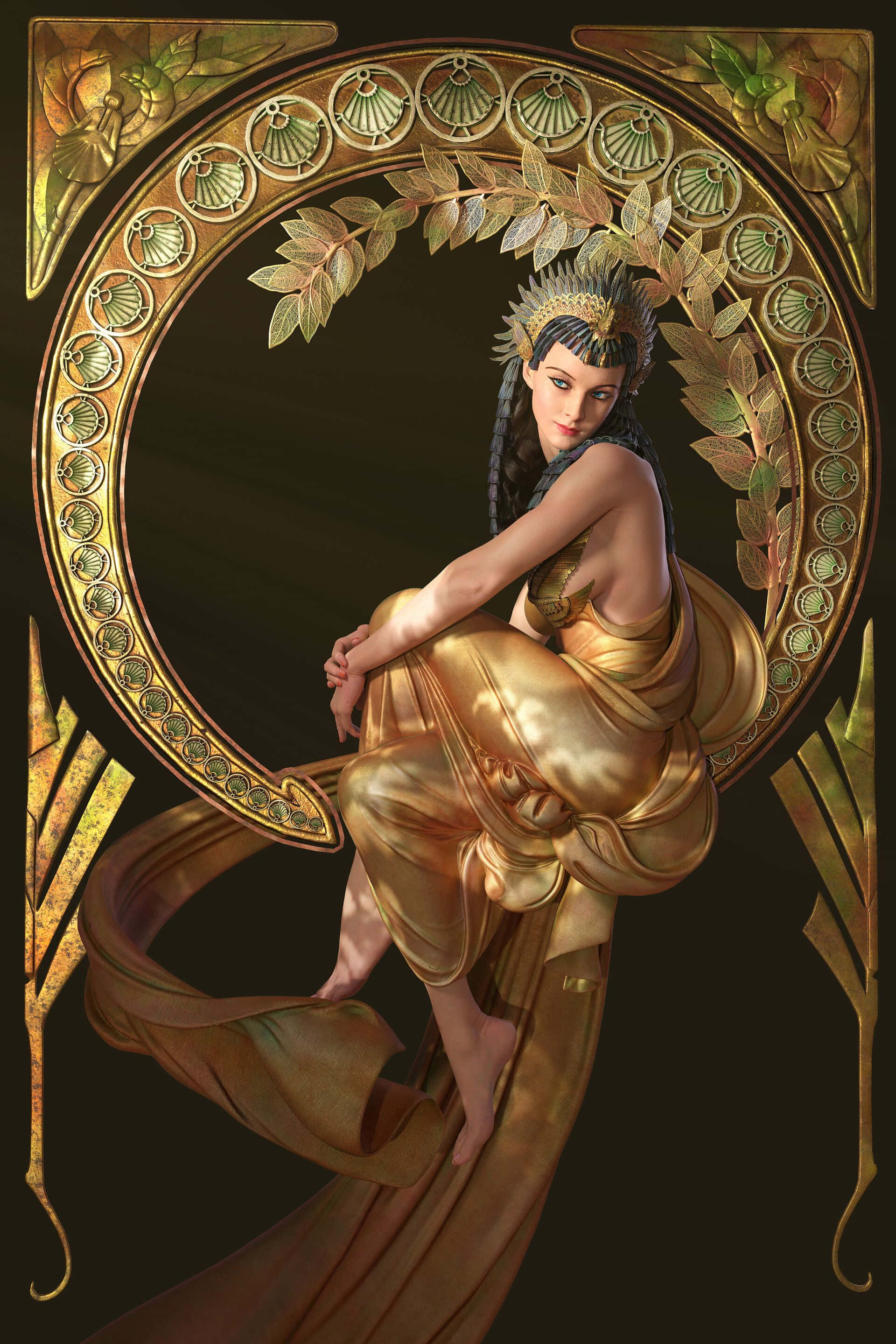 Un Retrato Icónico de Cleopatra, Reina del Nilo Fondos de pantalla