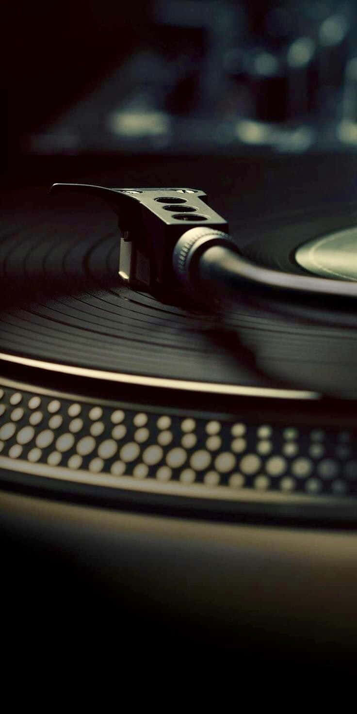 un tocadiscos negro Fondos de pantalla