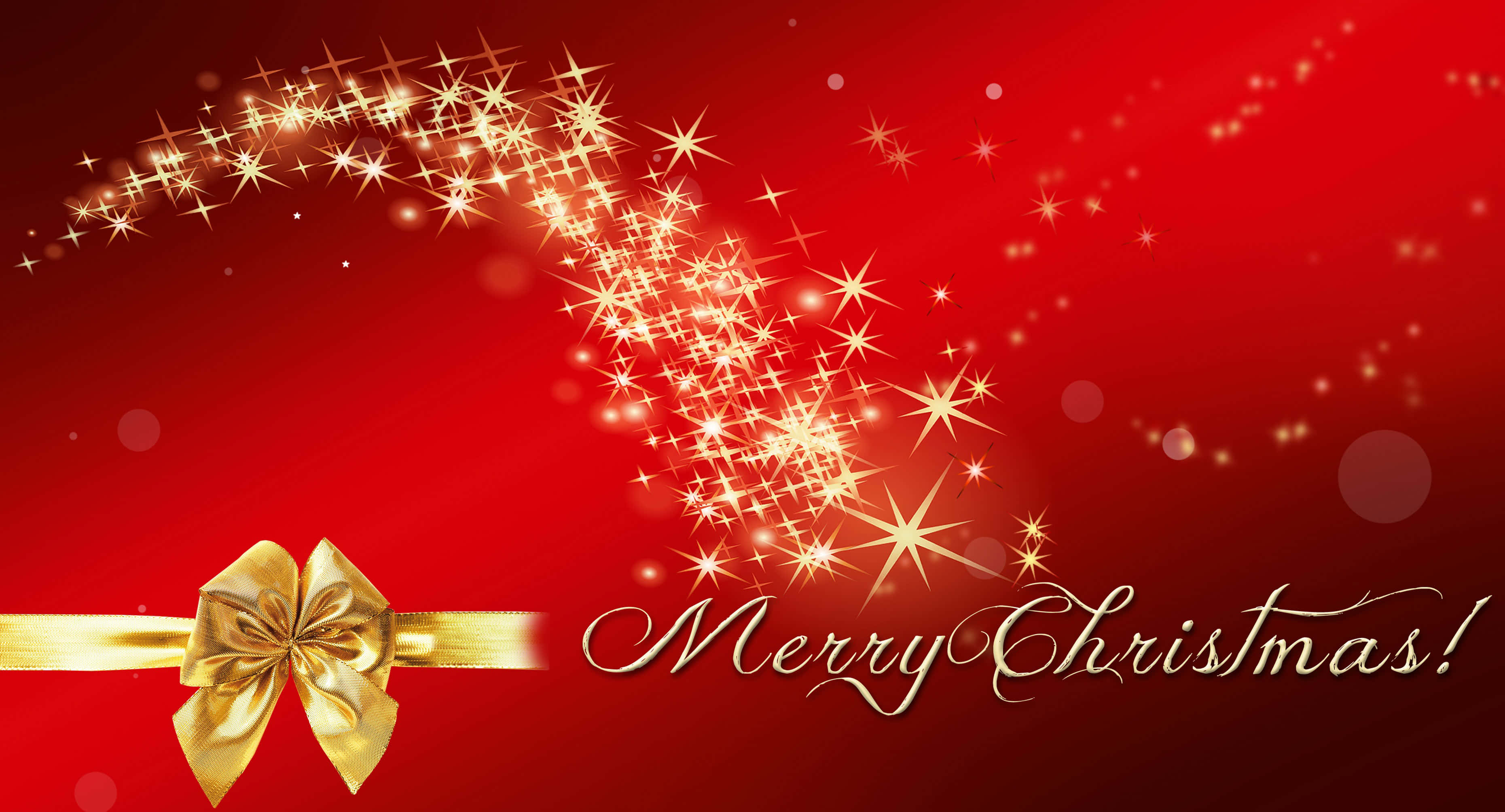 Un toque de alegría navideña - Fondo rojo de Navidad Fondos de pantalla