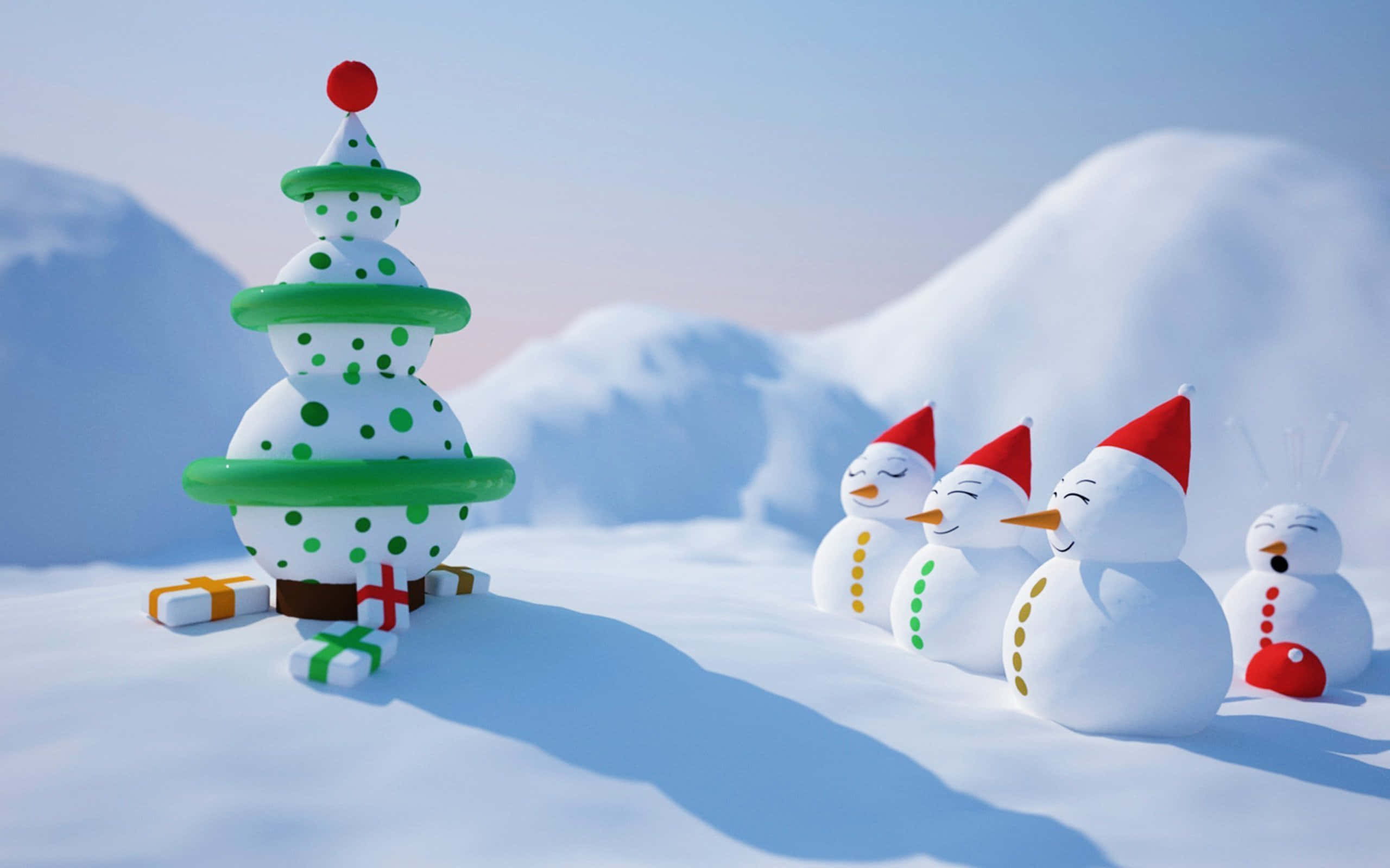 Un travieso Santa Claus montando un reno de nariz roja Fondos de pantalla