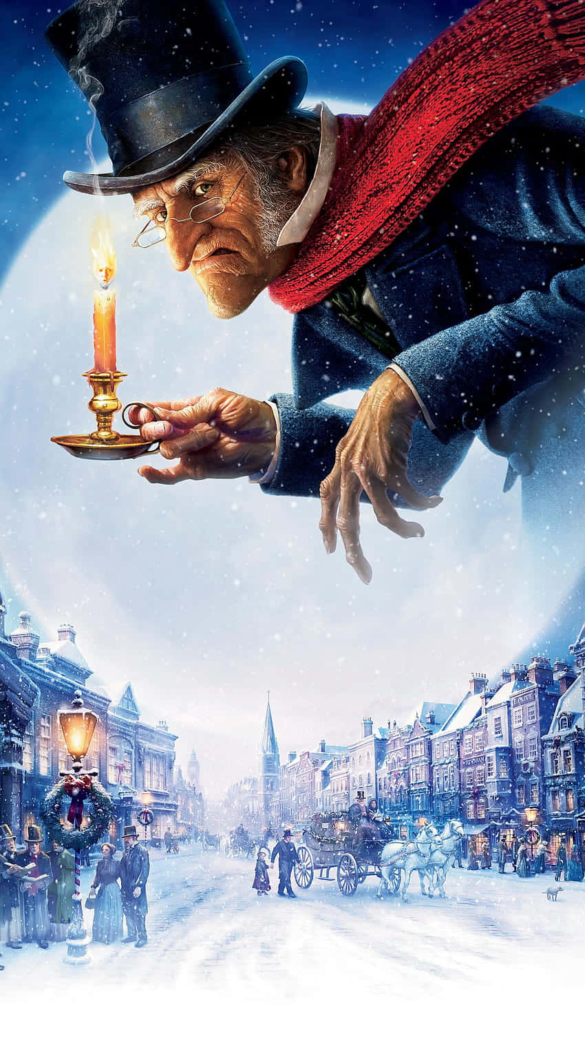 Un Villancico Navideño Iluminado Fondos de pantalla