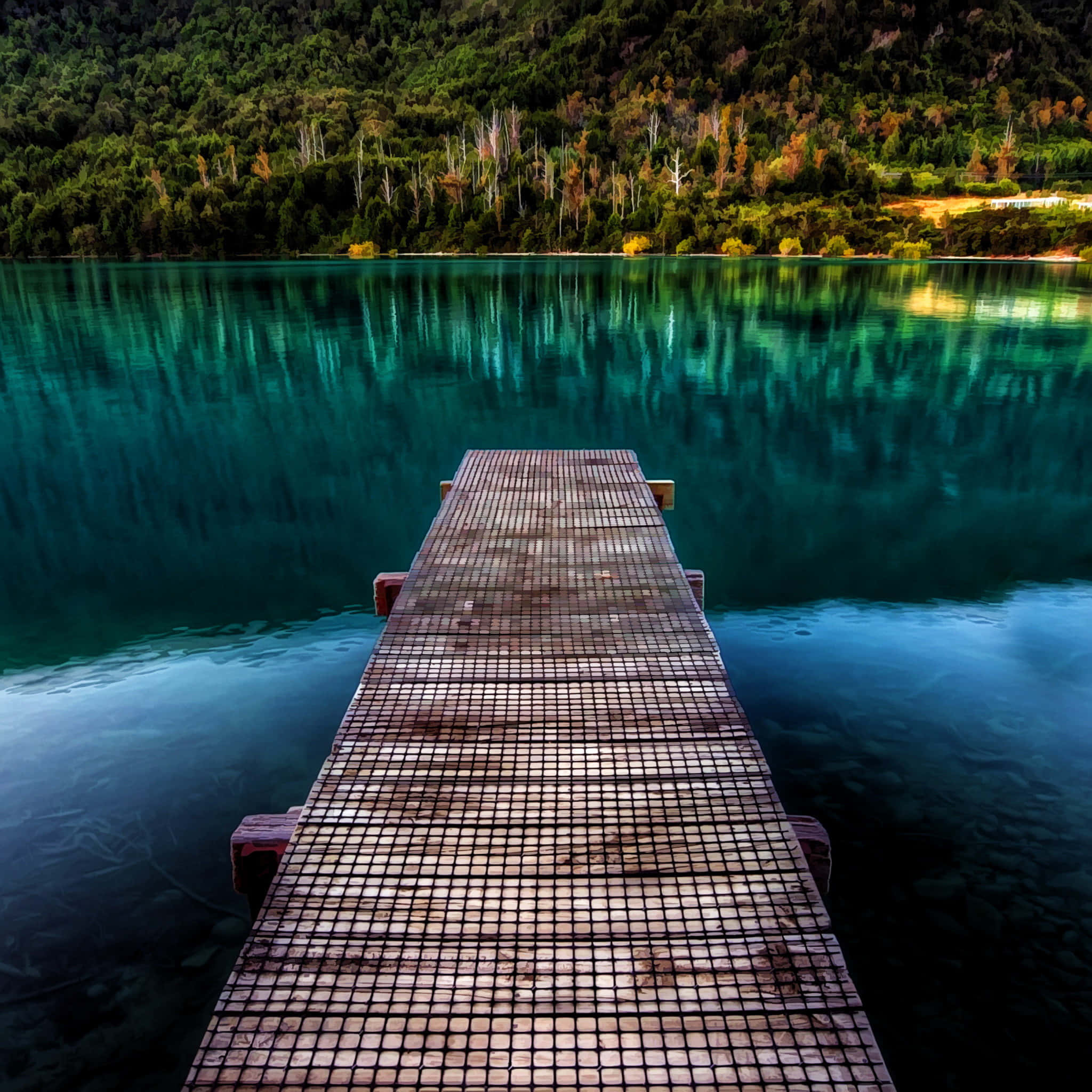 Un Vistazo a la Serenidad - Fondo de Pantalla Estético Único para iPad Fondos de pantalla