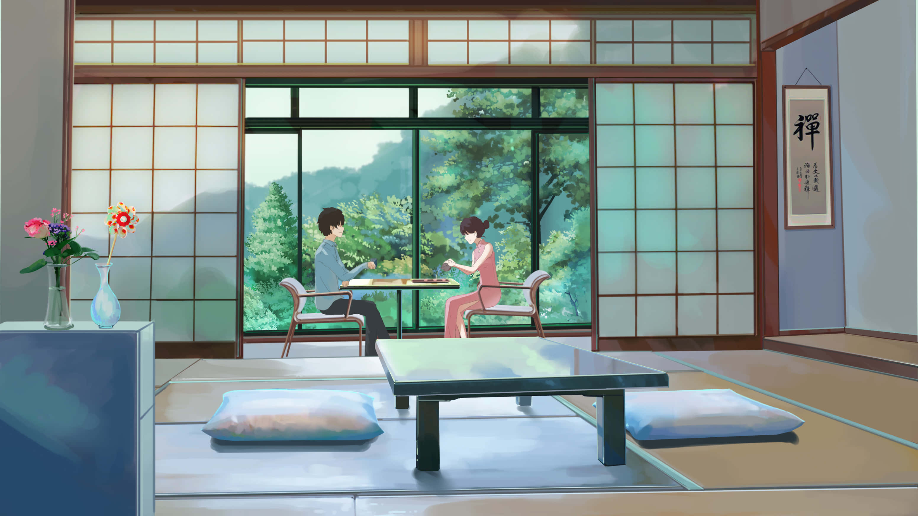 Una acogedora habitación anime para relajarte y sumergirte en el fandom Fondos de pantalla